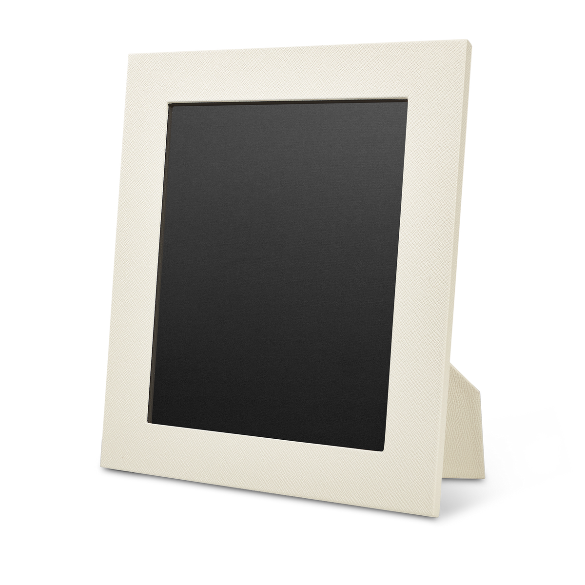 Large Photo Frame in Panama in Chalk | Smythson United Kingdom