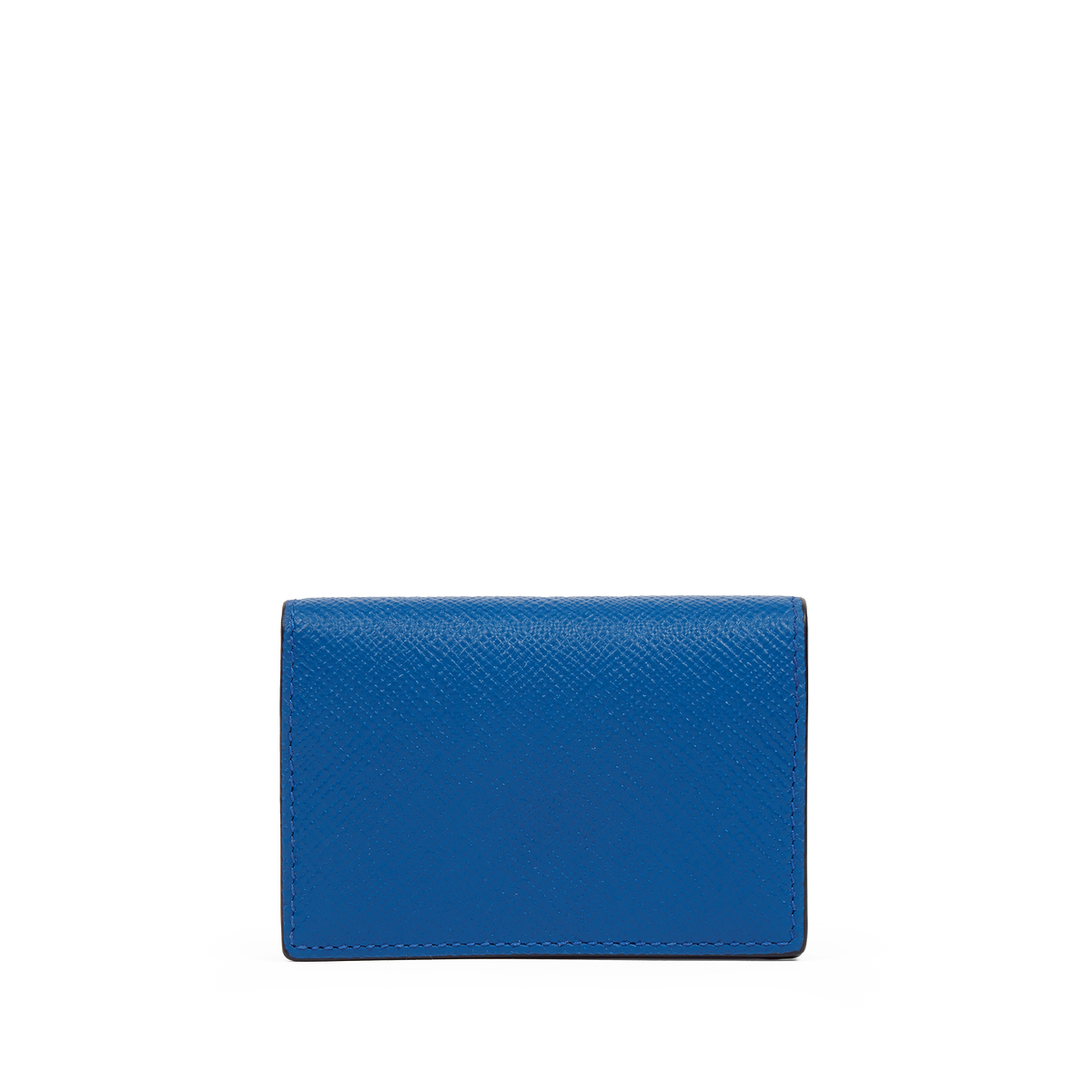 Folded Card Case with Snap Closure in Panama in Cerulean