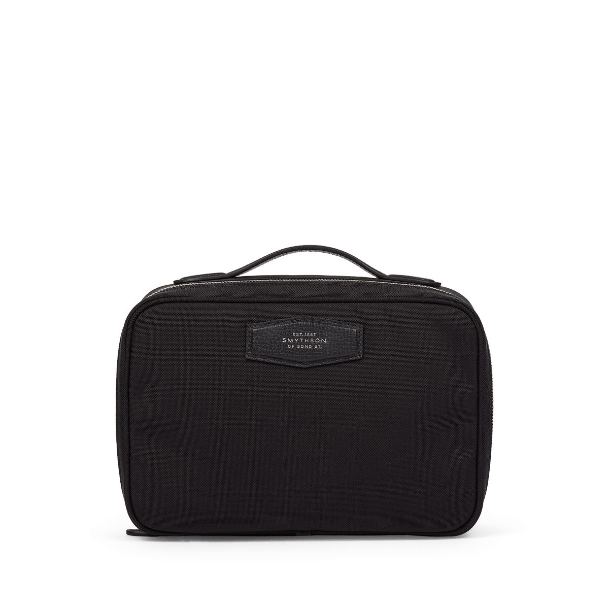Organiser Travel Pouch in Norton Canvas in Black | Smythson Europe