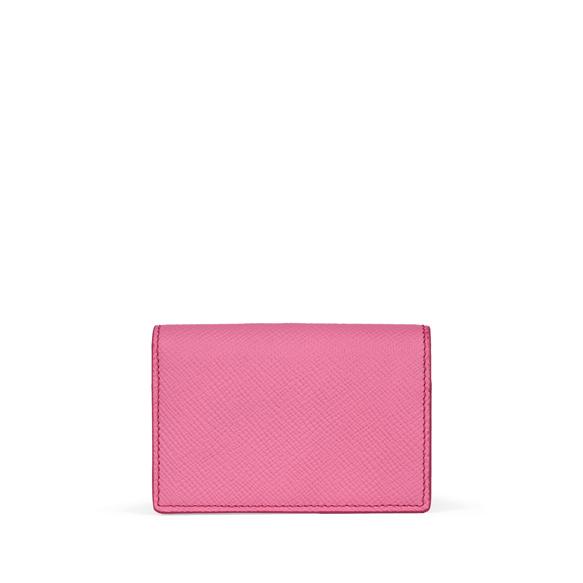 Folded Card Case with Snap Closure in Panama in Flamingo