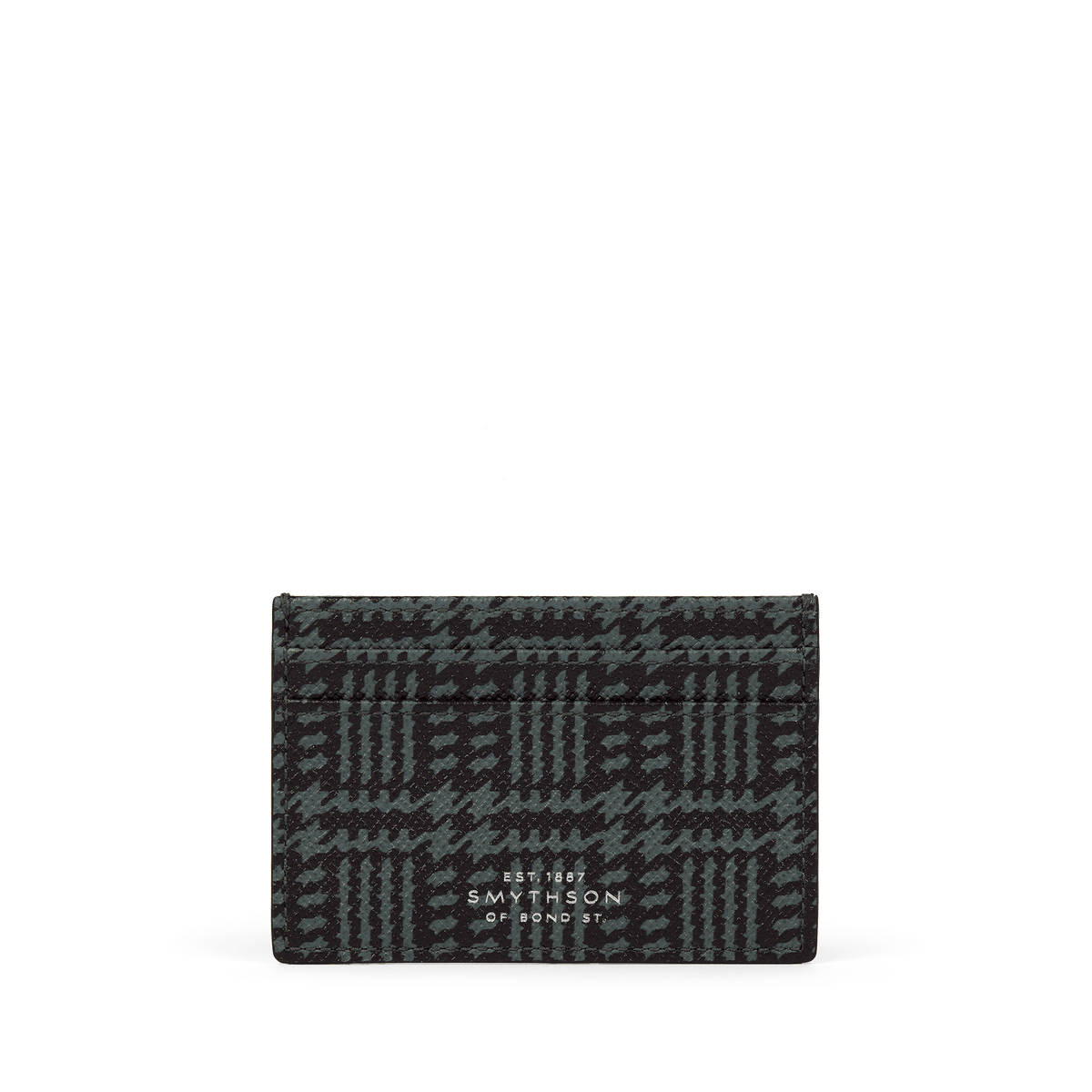 Flat Card Holder in Panama Tweed | Smythson