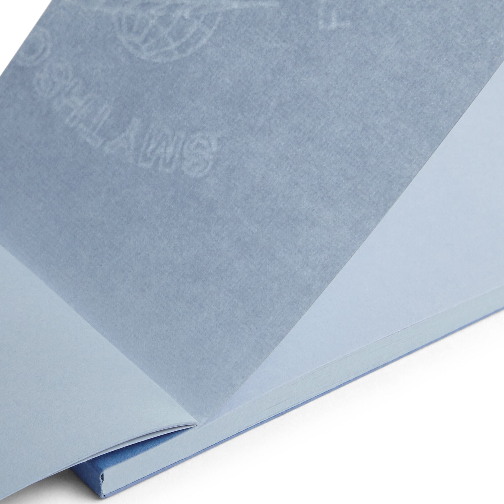 Panama Size Jotter Refill - Pale Blue
