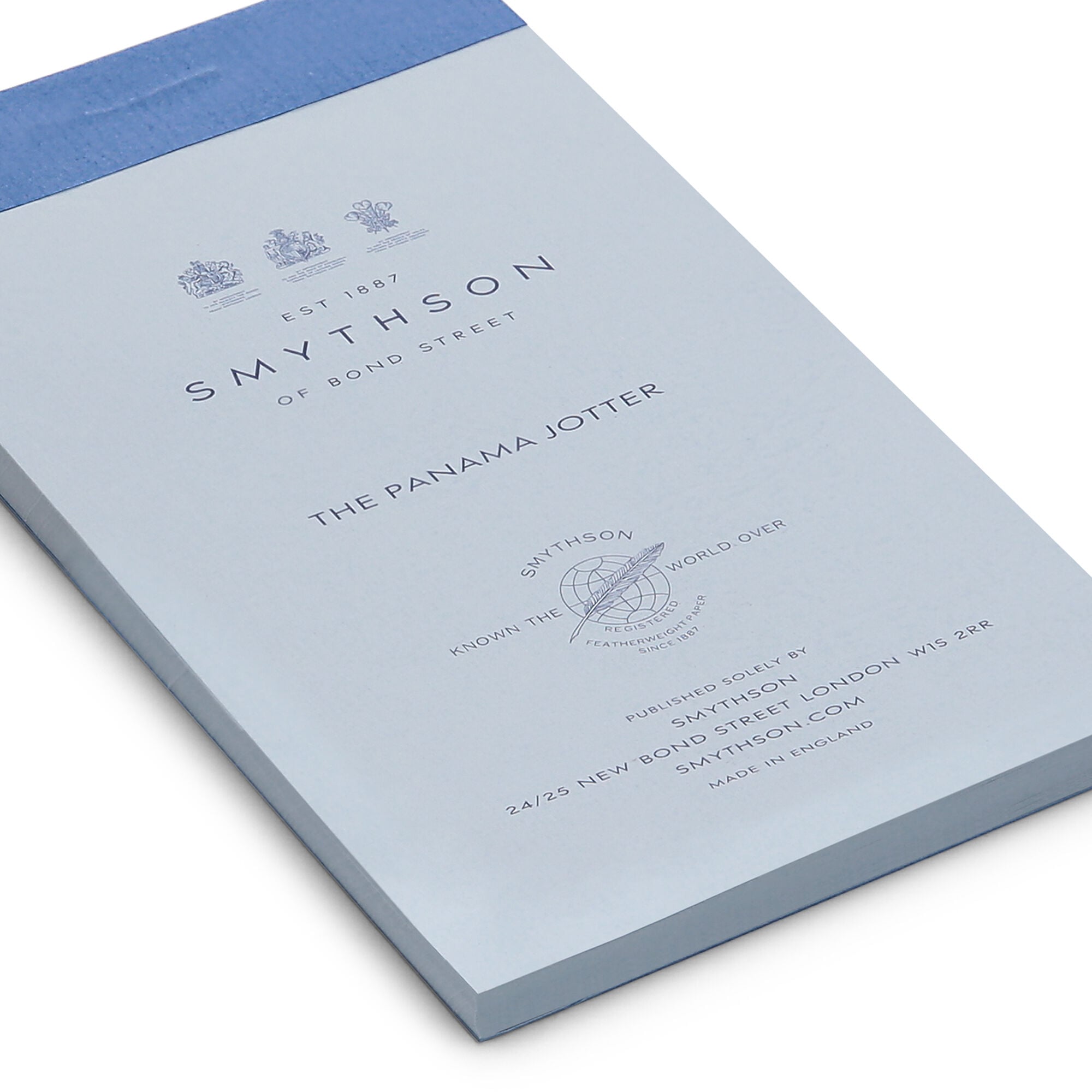 Panama Size Jotter Refill - Pale Blue