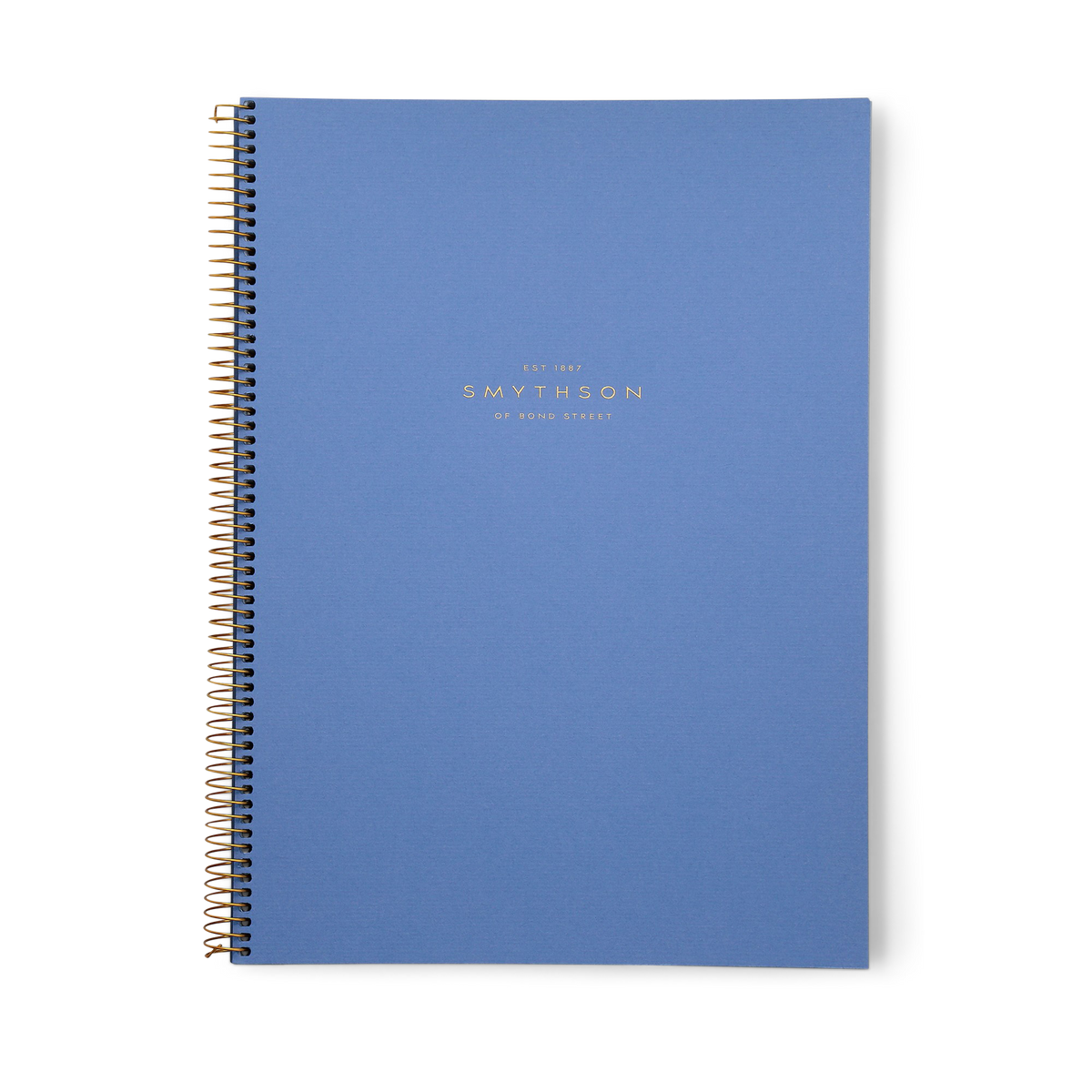 A4 Spiral Bound Refill Pad in Gold | Smythson United States