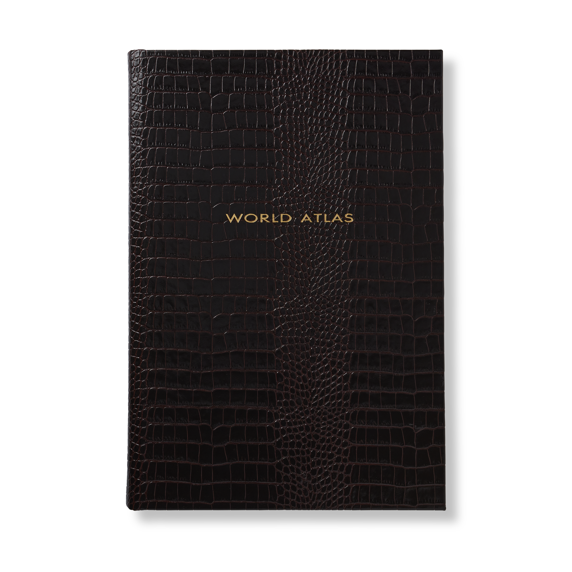 Large World Atlas in Mara - Brown