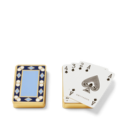 Playing Cards Twin Pack in Nile Blue | Smythson United Kingdom