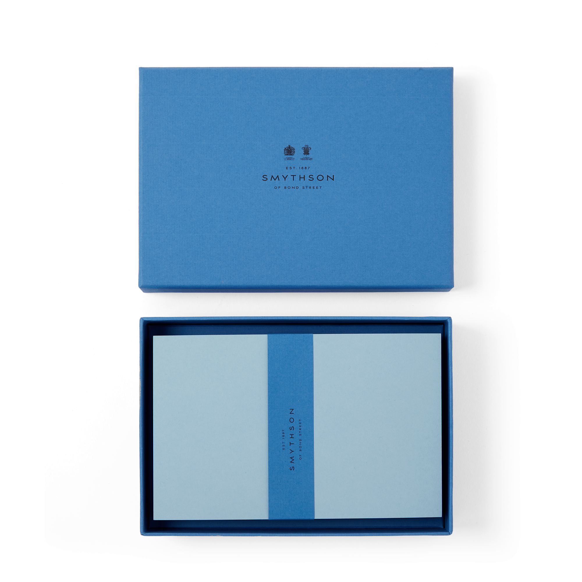 Plain Correspondence Cards - Blue
