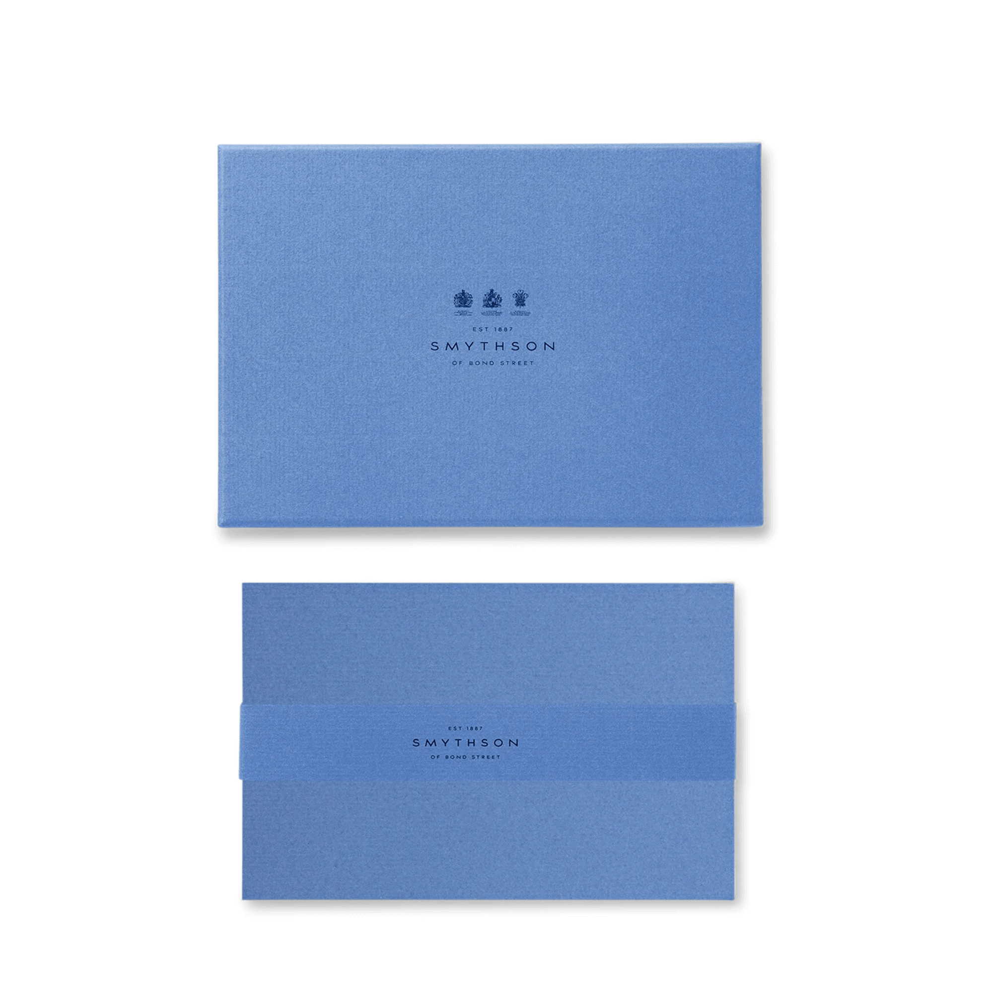 Plain Correspondence Cards - Nile Blue