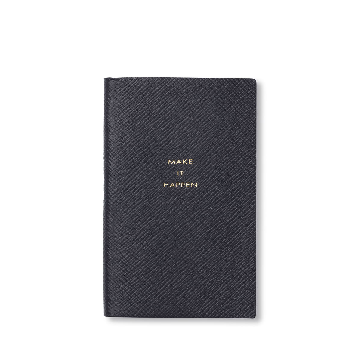 Make It Happen Panama Notebook in Navy | Smythson