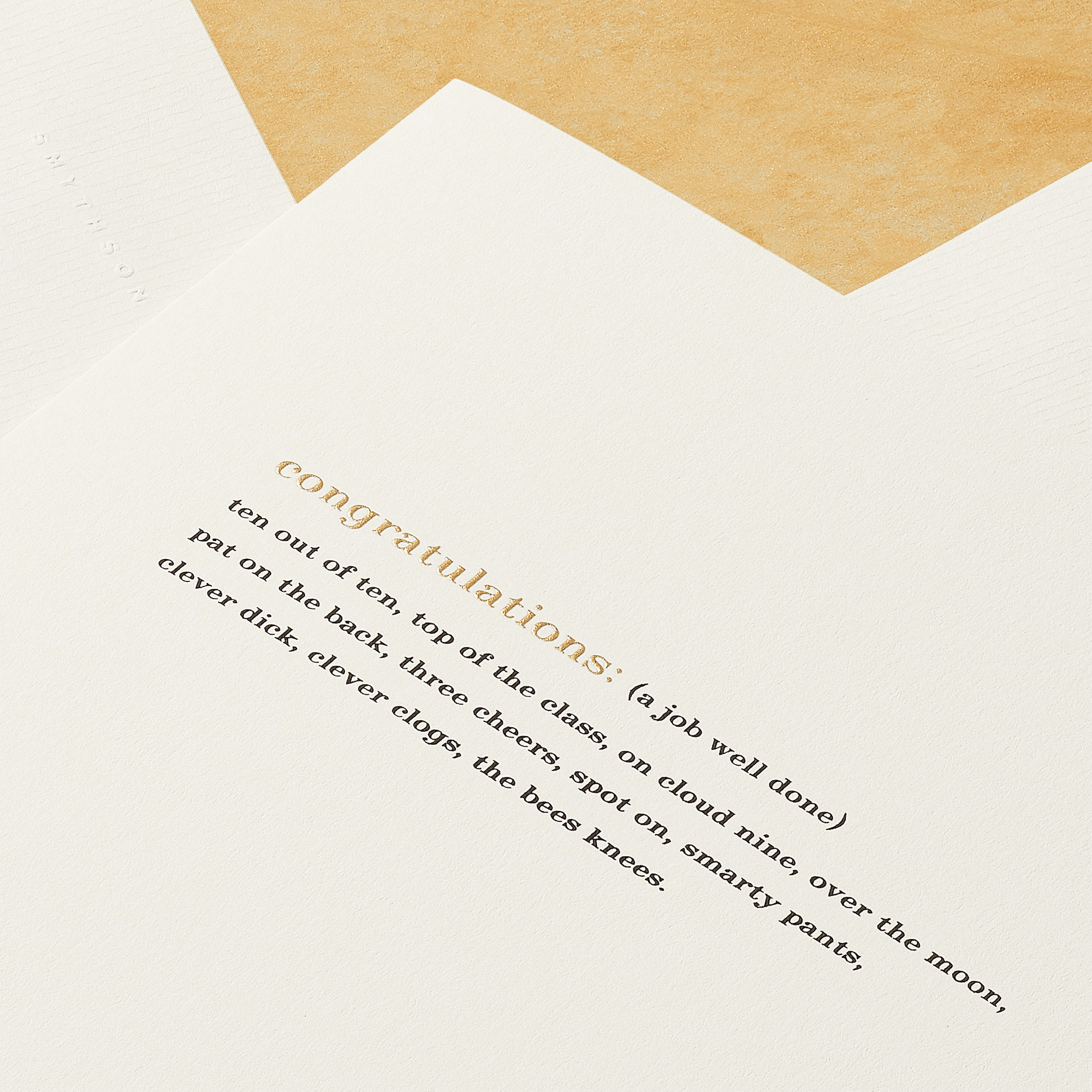 Congratulations Expressions Card