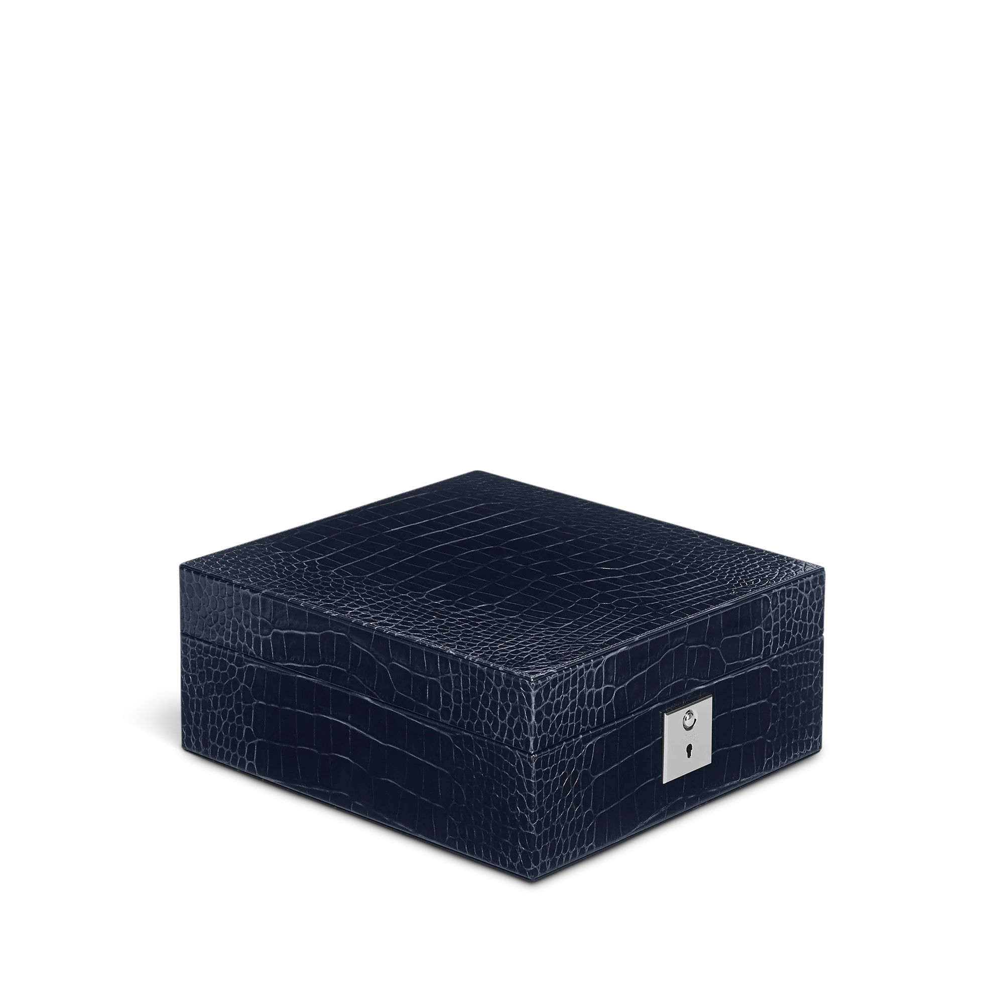 Lockable Watch Box in Mara - Navy