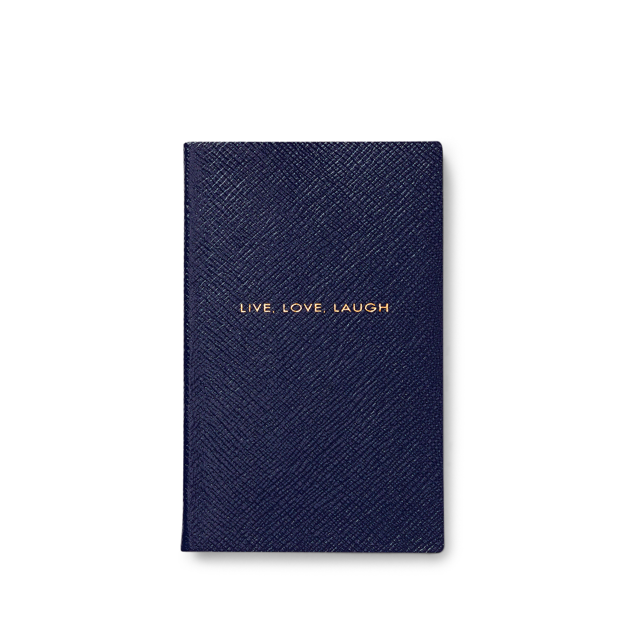 Live Love Laugh Panama Notebook - Navy