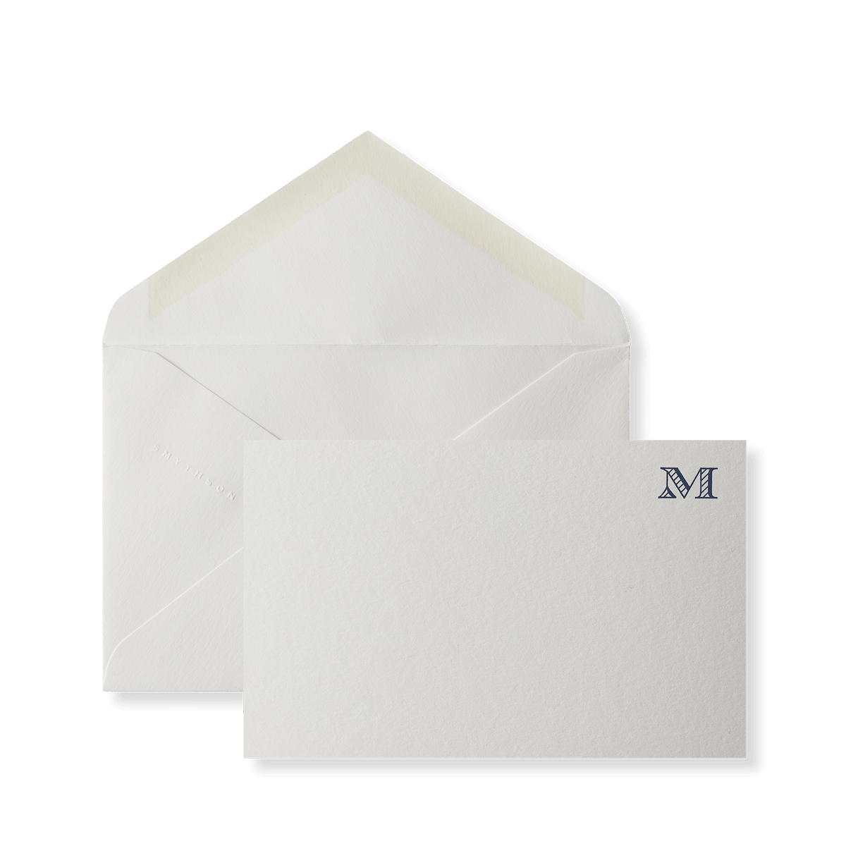 Cartes de correspondance de l’alphabet M