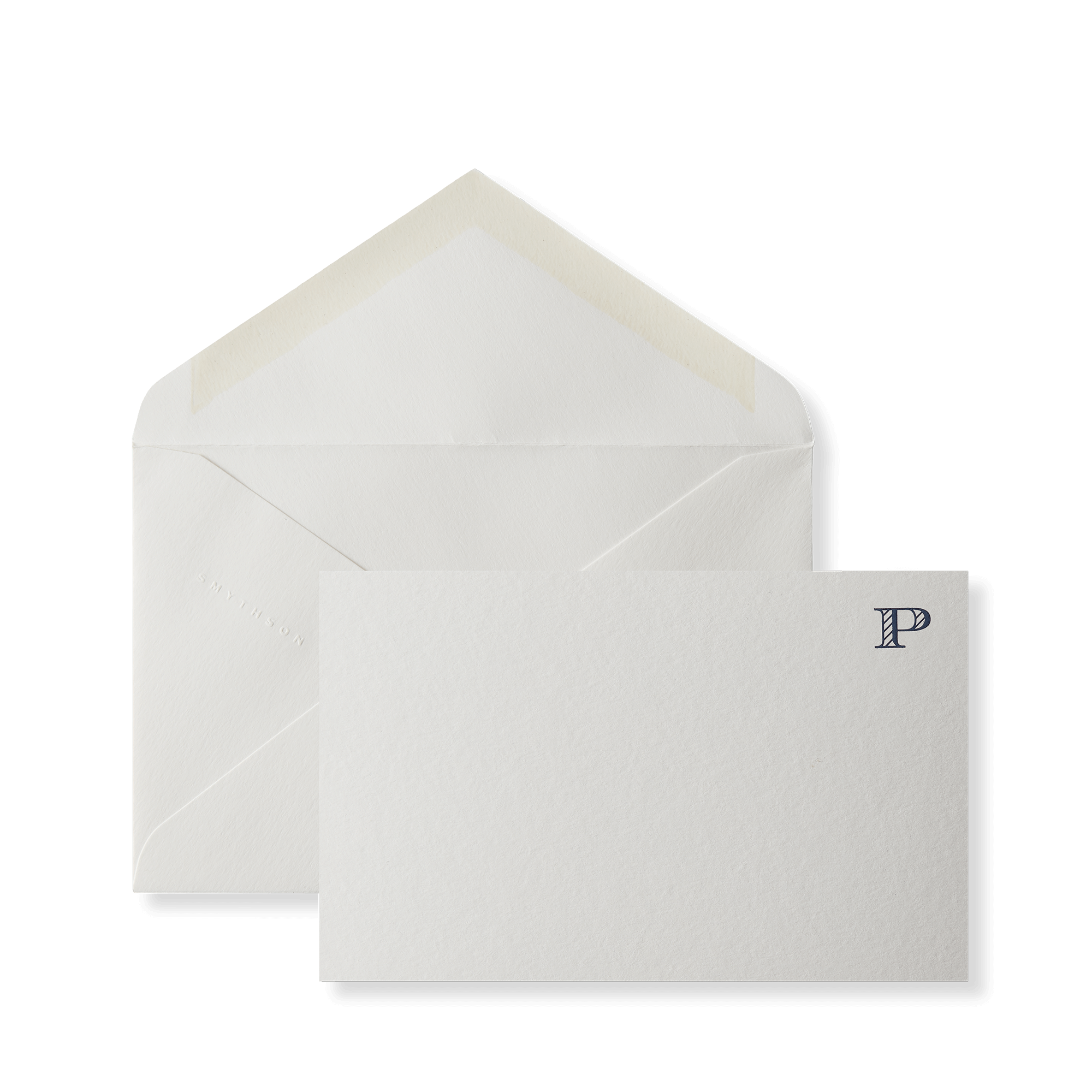 P Alphabet Correspondence Cards - White A - Z