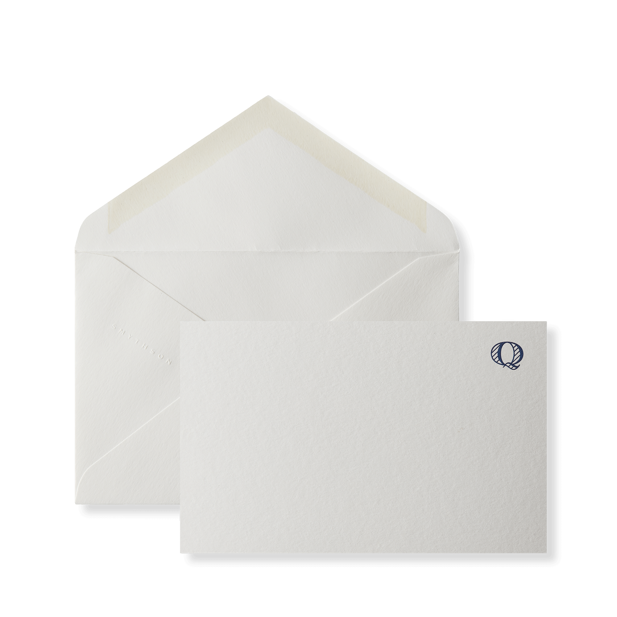 Q Alphabet Correspondence Cards - White A - Z