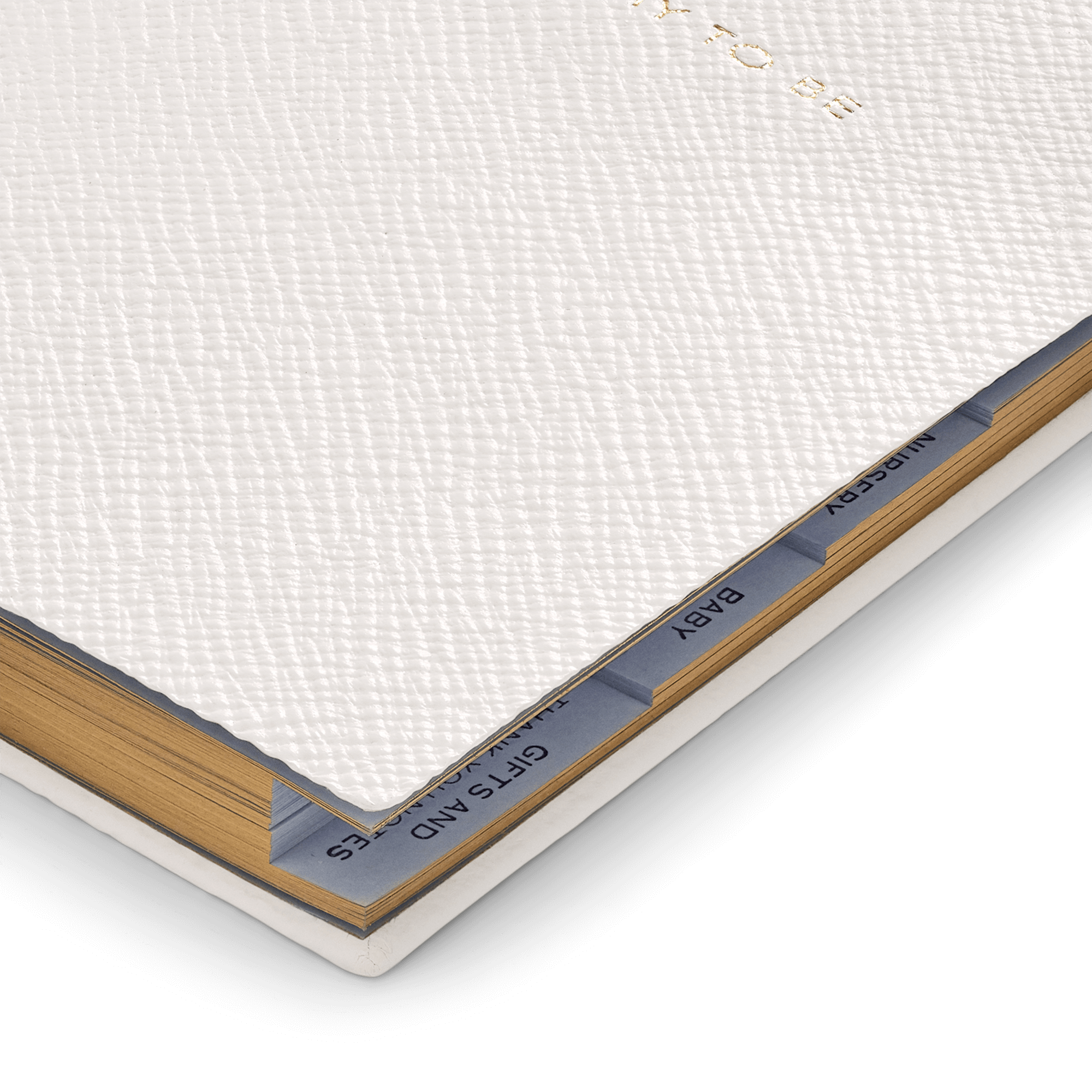 Mummy To Be Panama Notebook - White