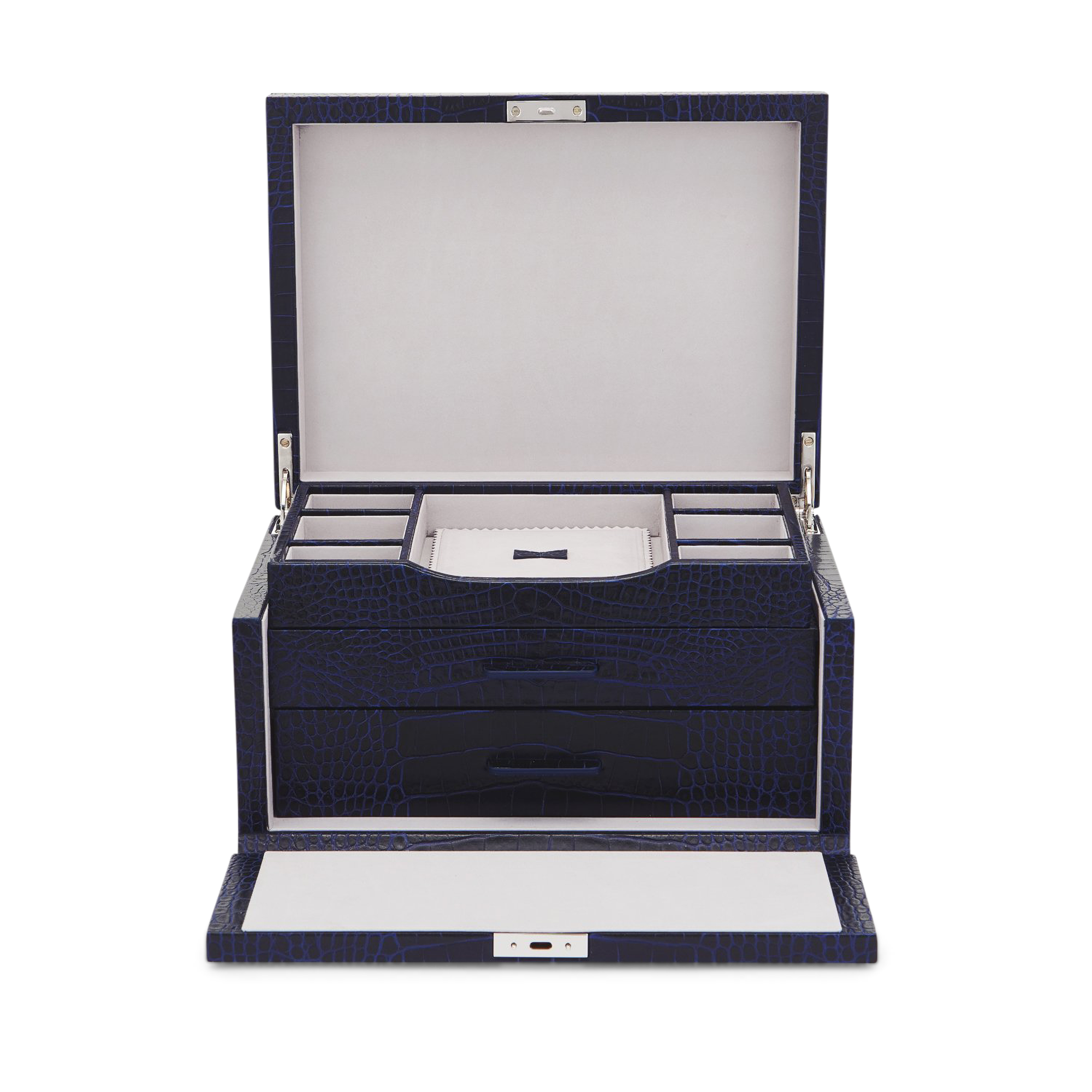 3 Drawer Jewelry Box in Mara - Navy