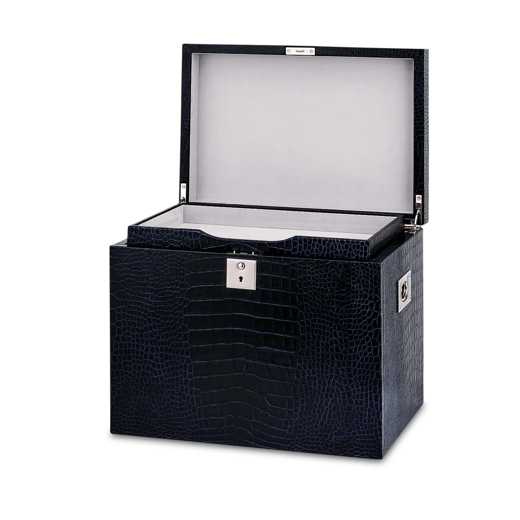 Deluxe Jewelry Box in Mara - Navy