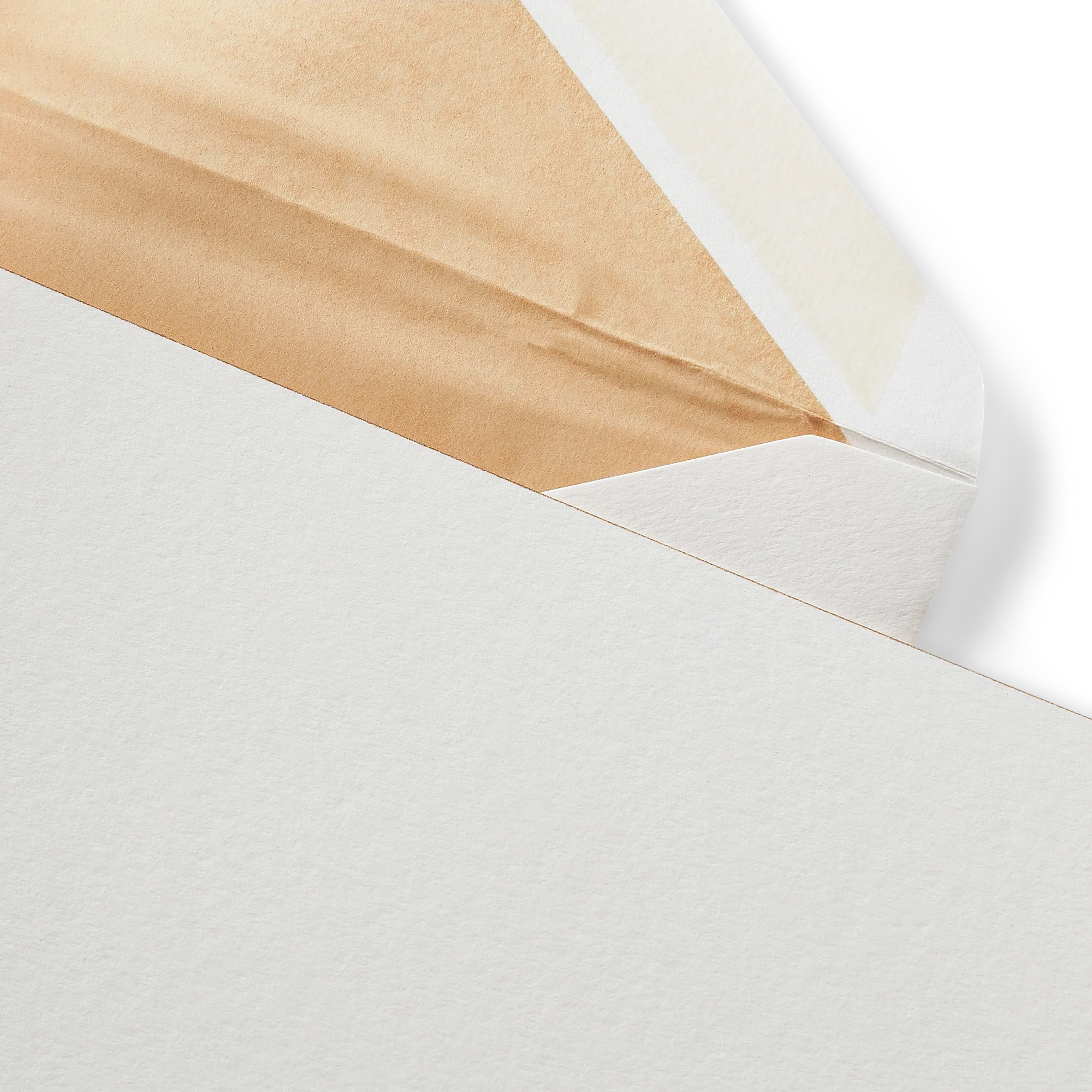 Bordered Correspondence Cards - Gold