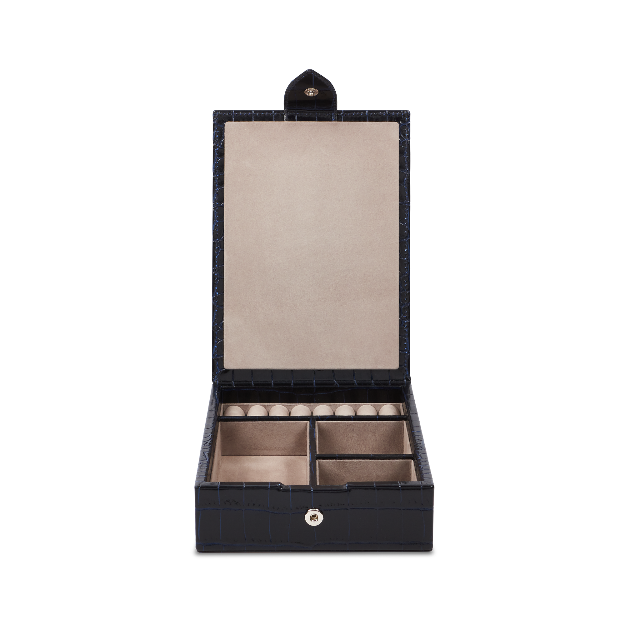 Travel Tray Jewellery Box in Mara - Navy