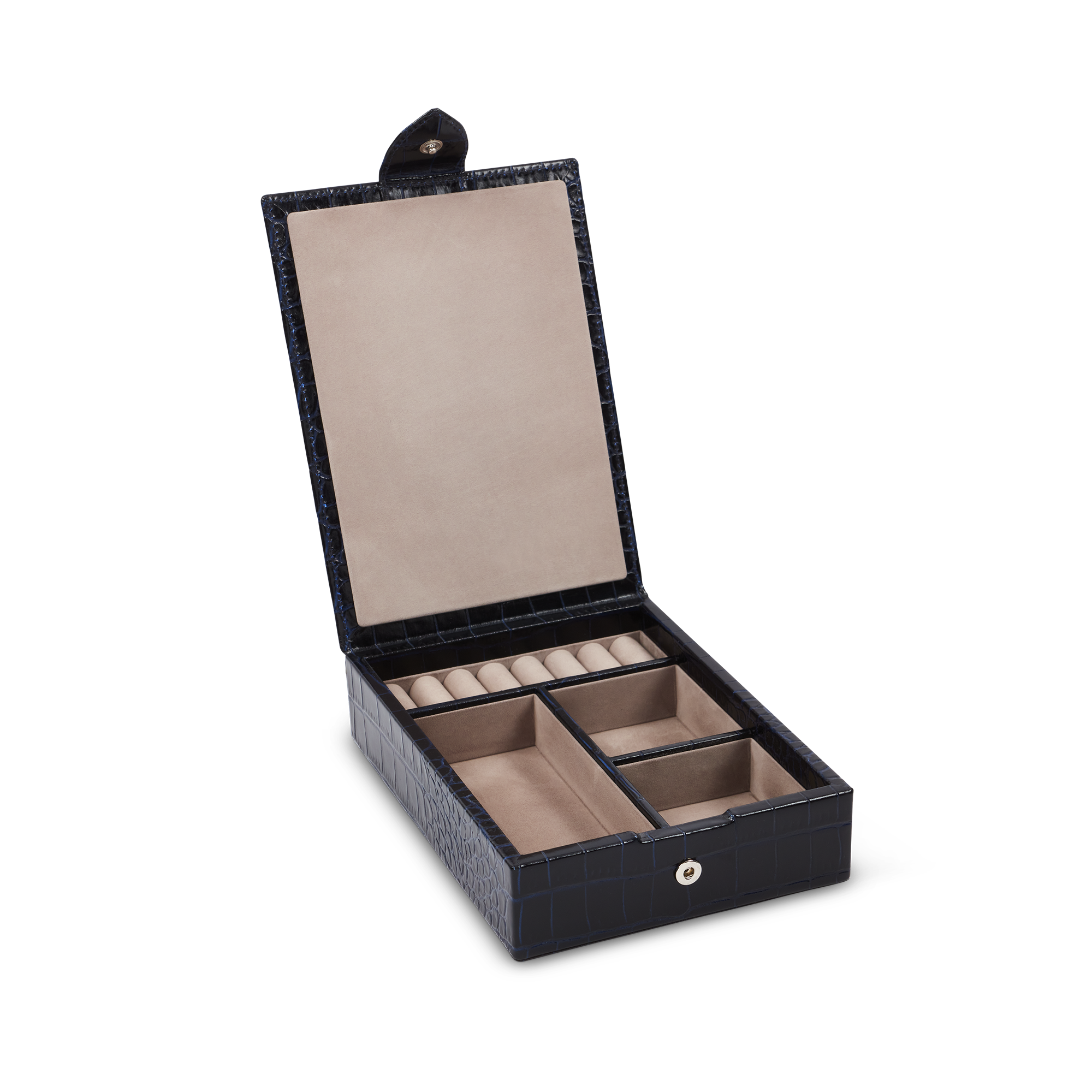 Travel Tray Jewellery Box in Mara - Navy