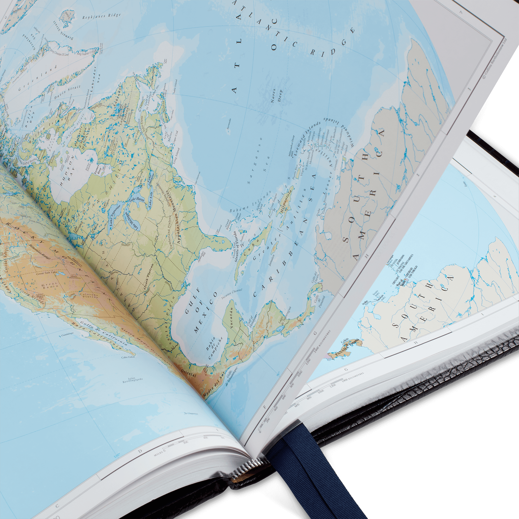 Large World Atlas in Mara - Navy