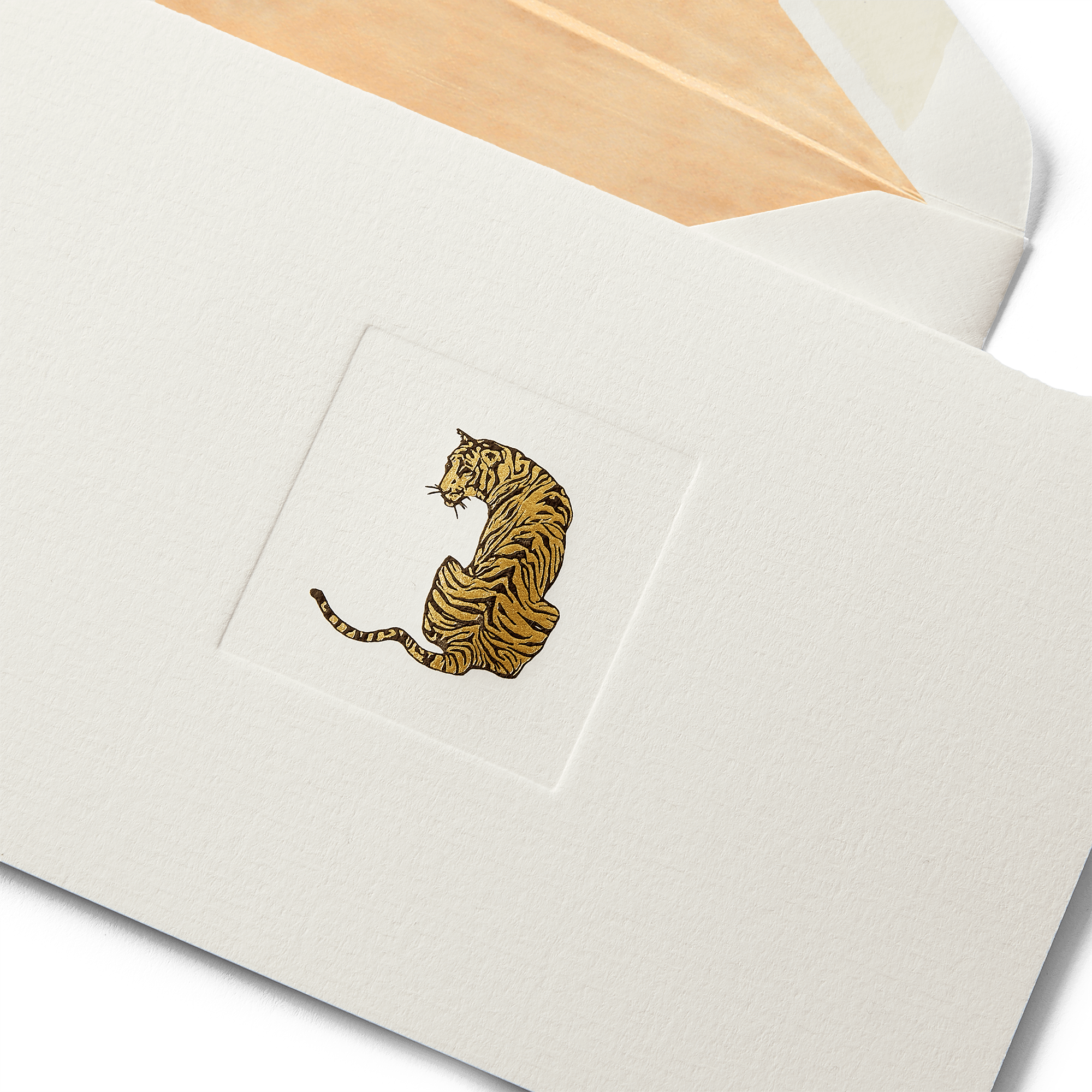 Tiger Icon Notelets - White