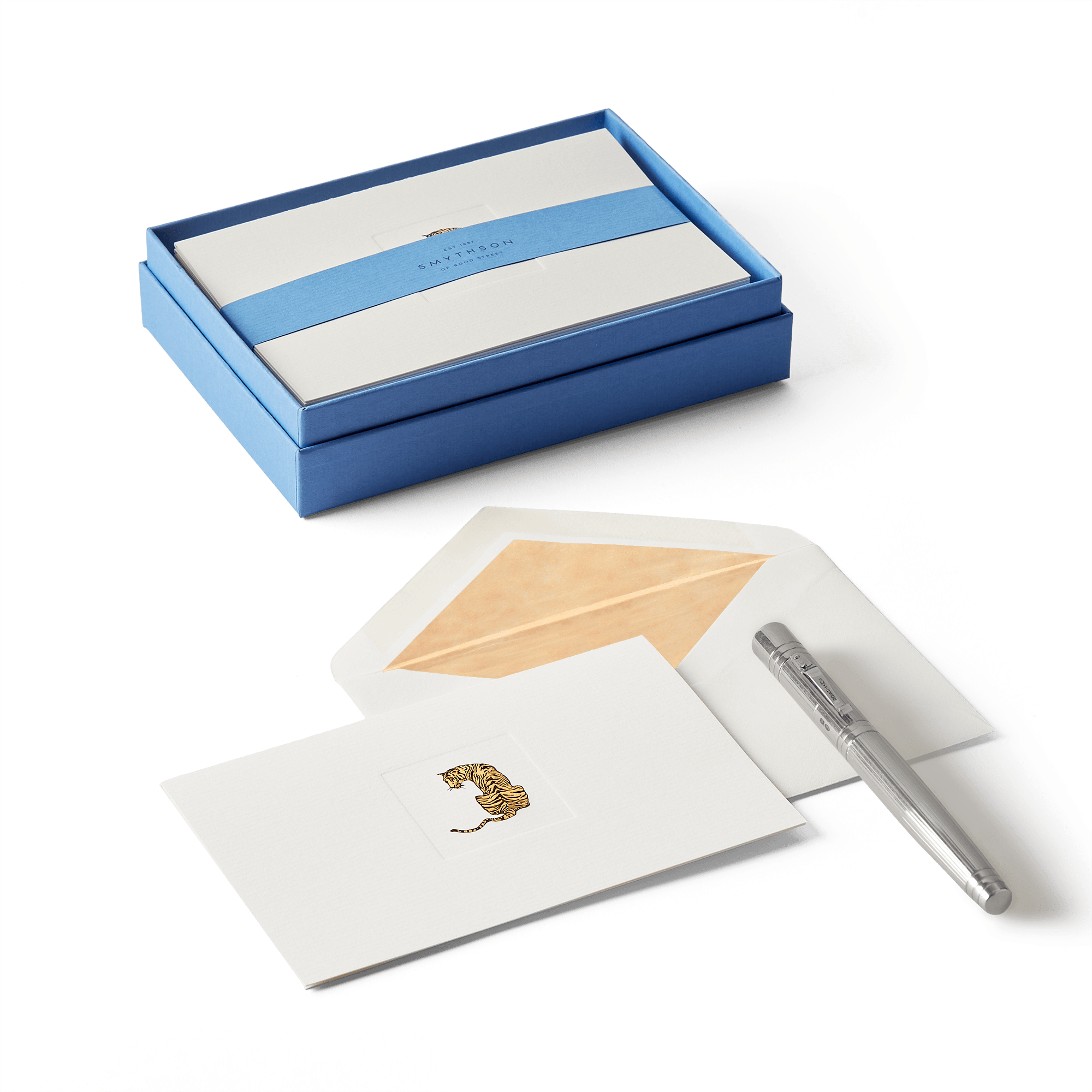 Tiger Icon Notelets - White