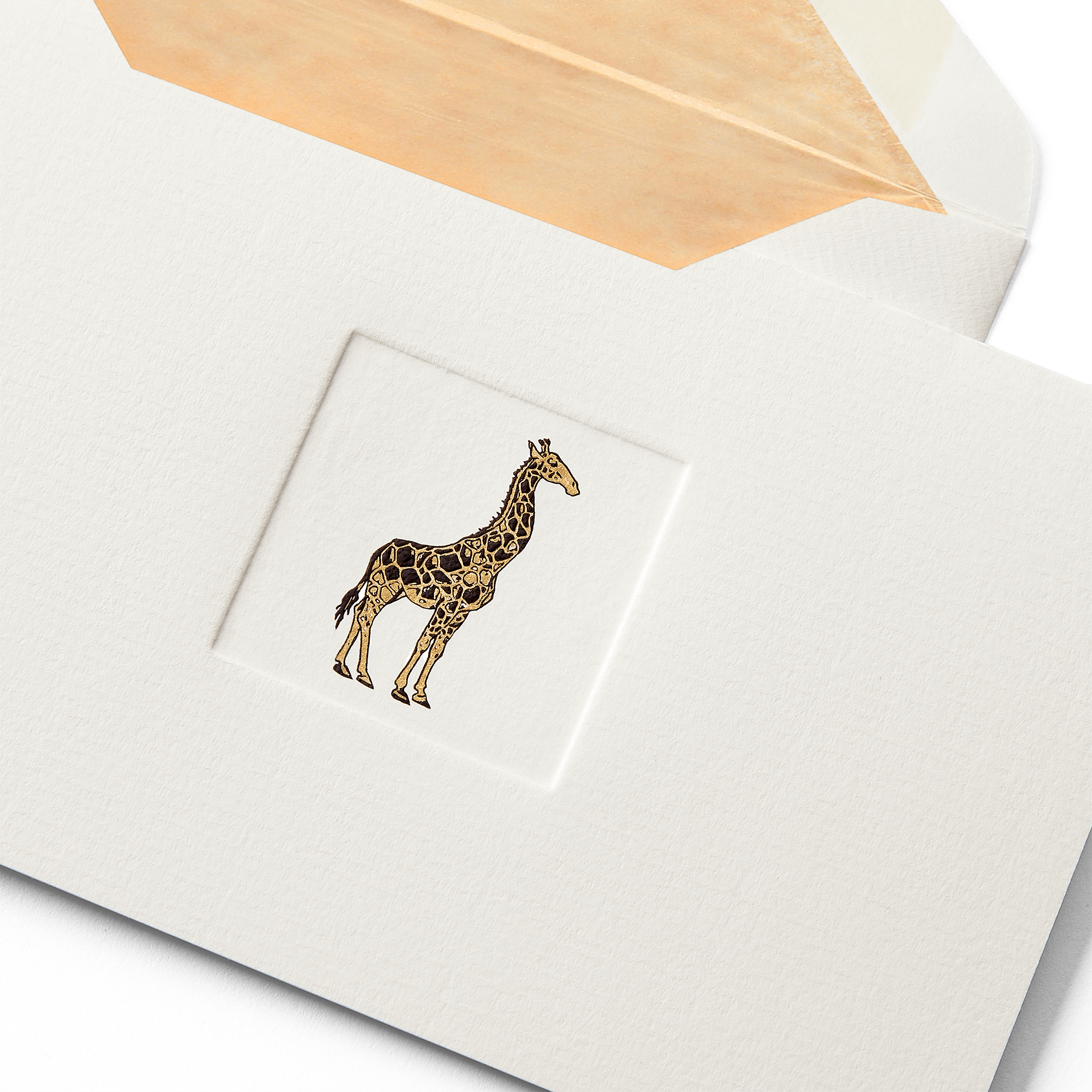 Giraffe Icon Notelets - White
