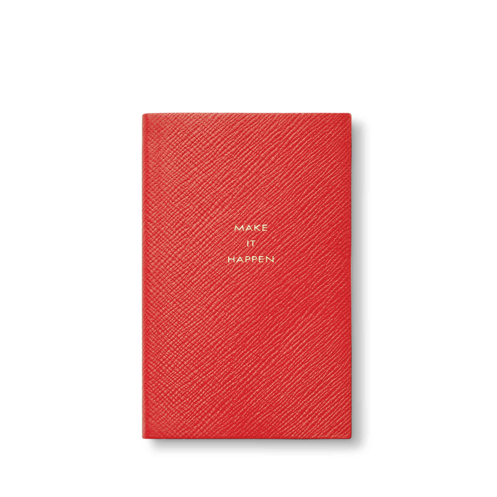 Make It Happen Panama Notebook - Scarlet Red