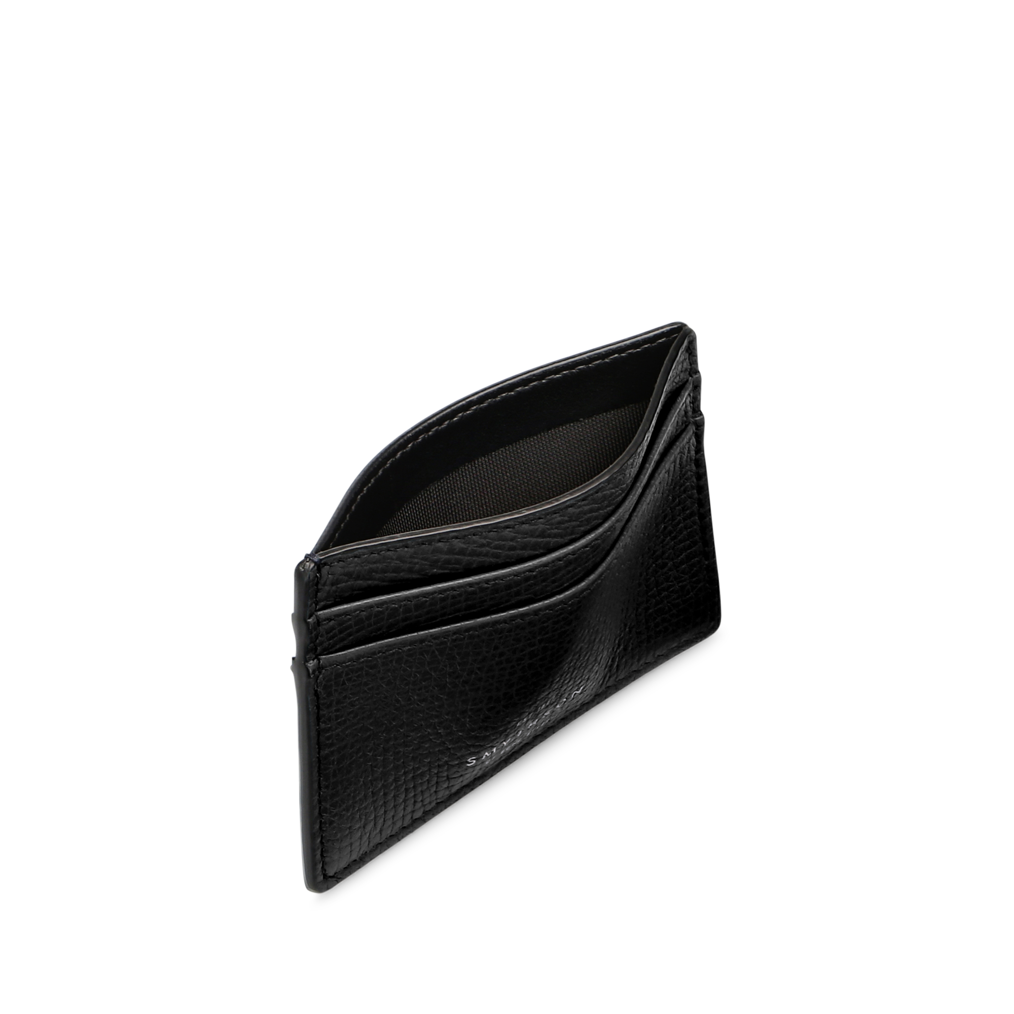 Flat Card Holder in Ludlow - Black
