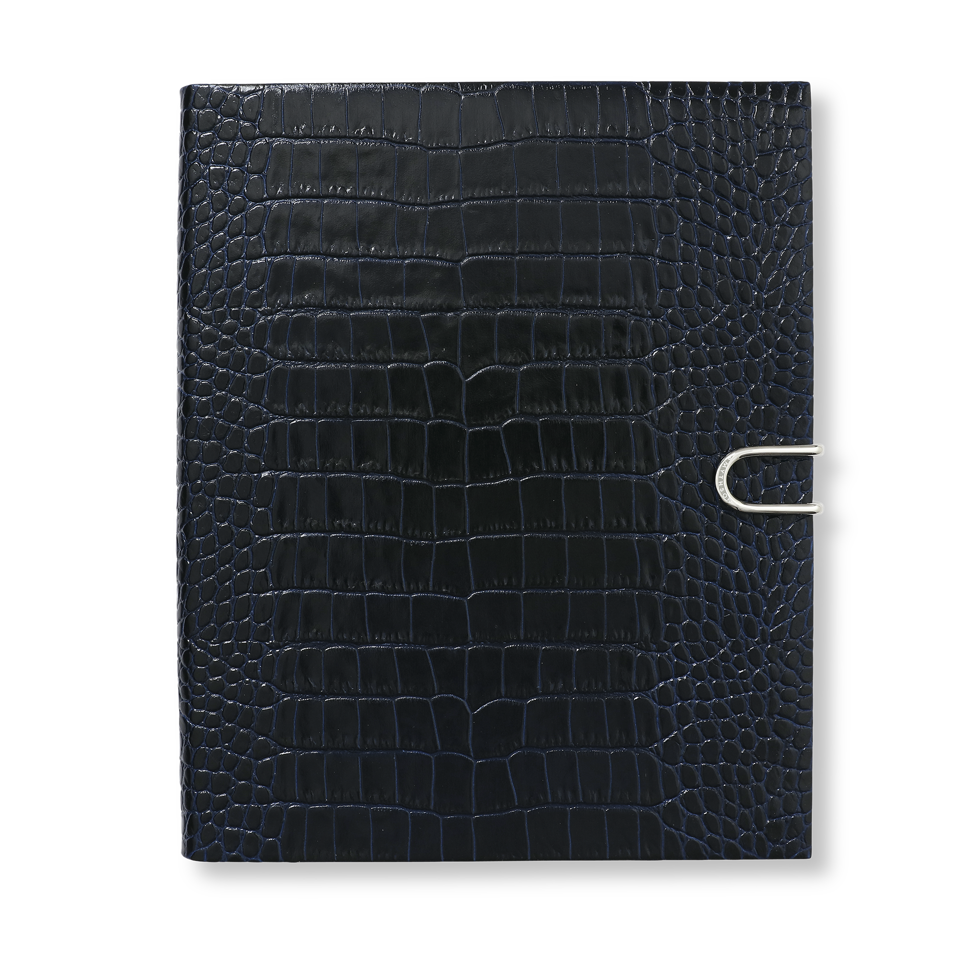 Portobello Notebook with Slide Closure in Mara - Navy