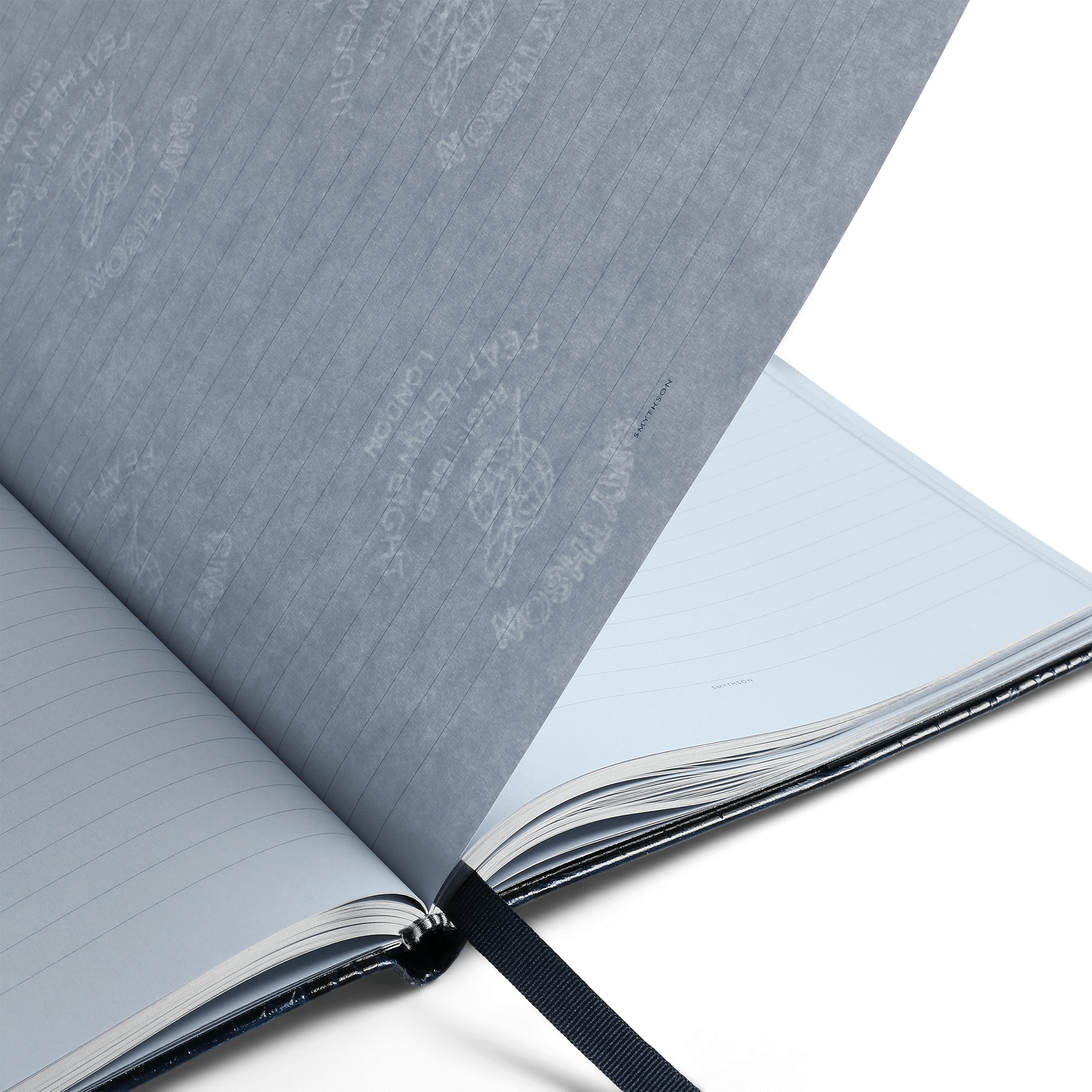 Portobello Notebook with Slide Closure in Mara - Navy