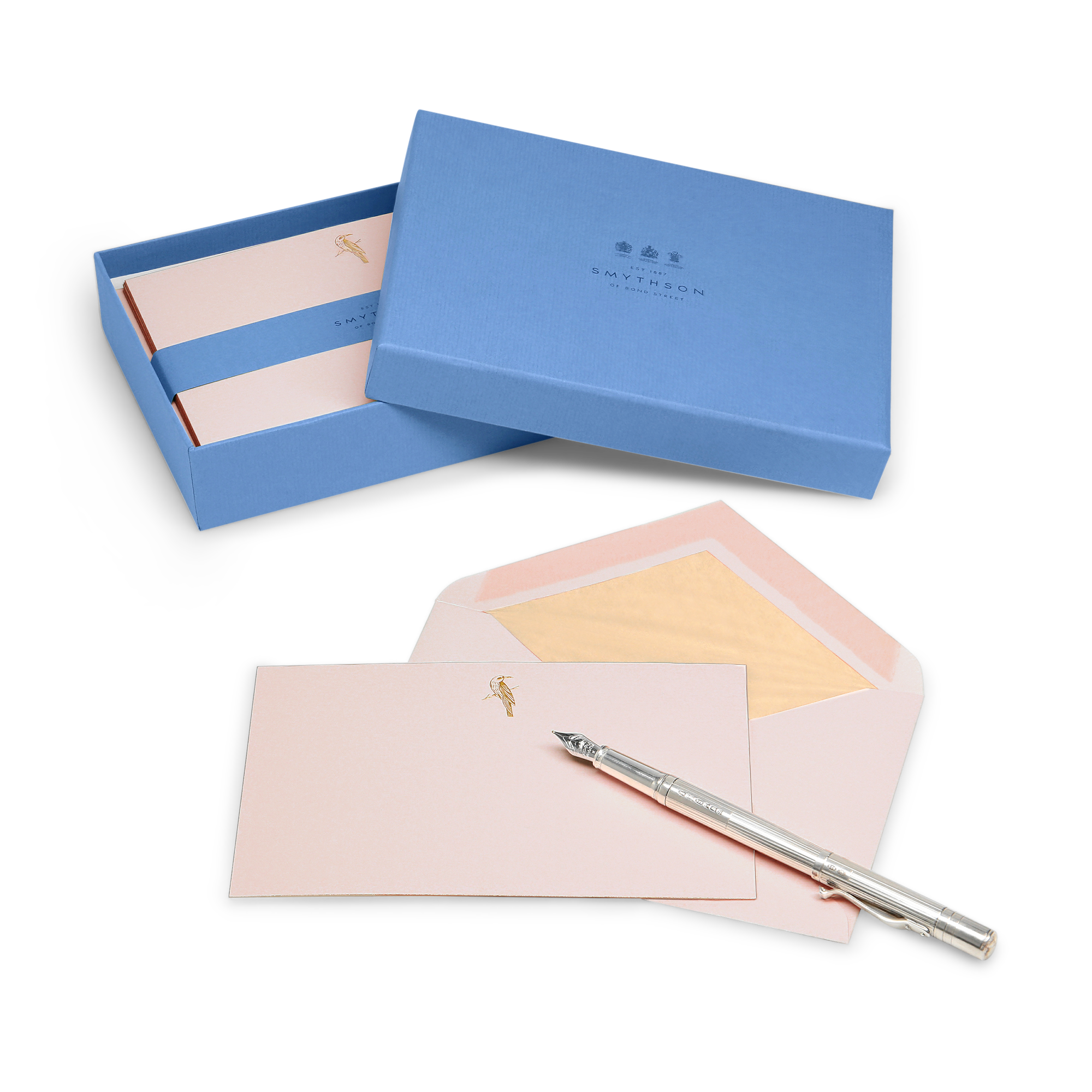 Briefkarten mit Vogelmotiven