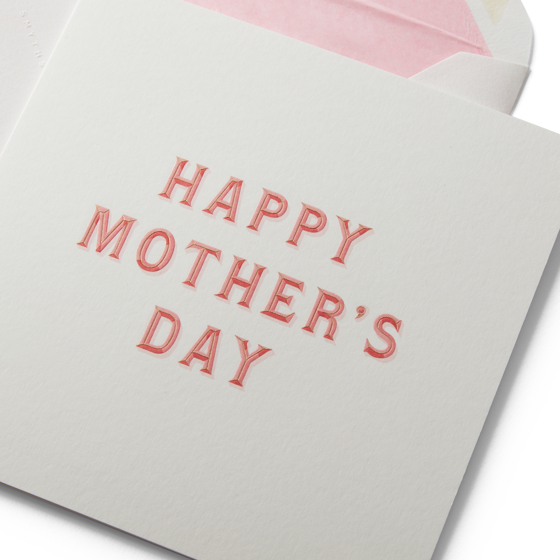 Happy Mother's Day Card - White