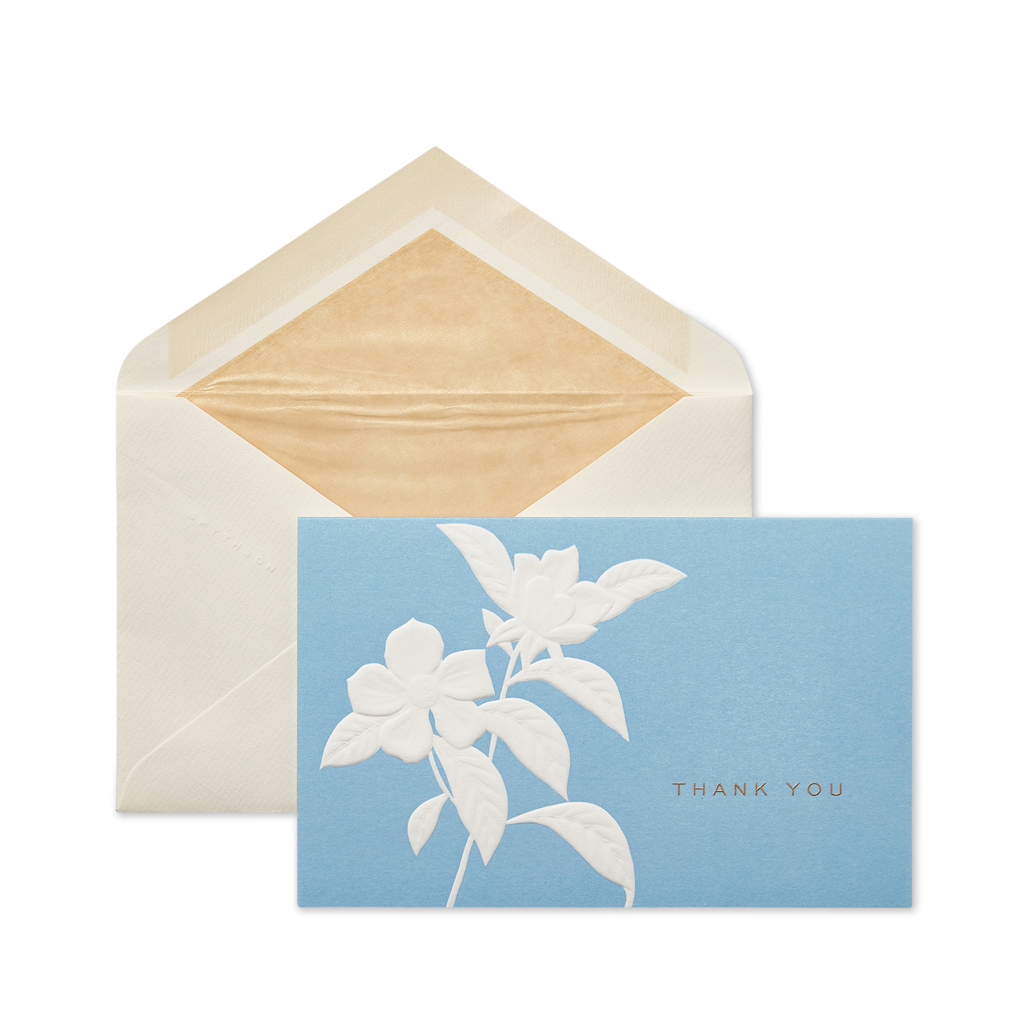 Floral Thank You Notelets - Floral Blue