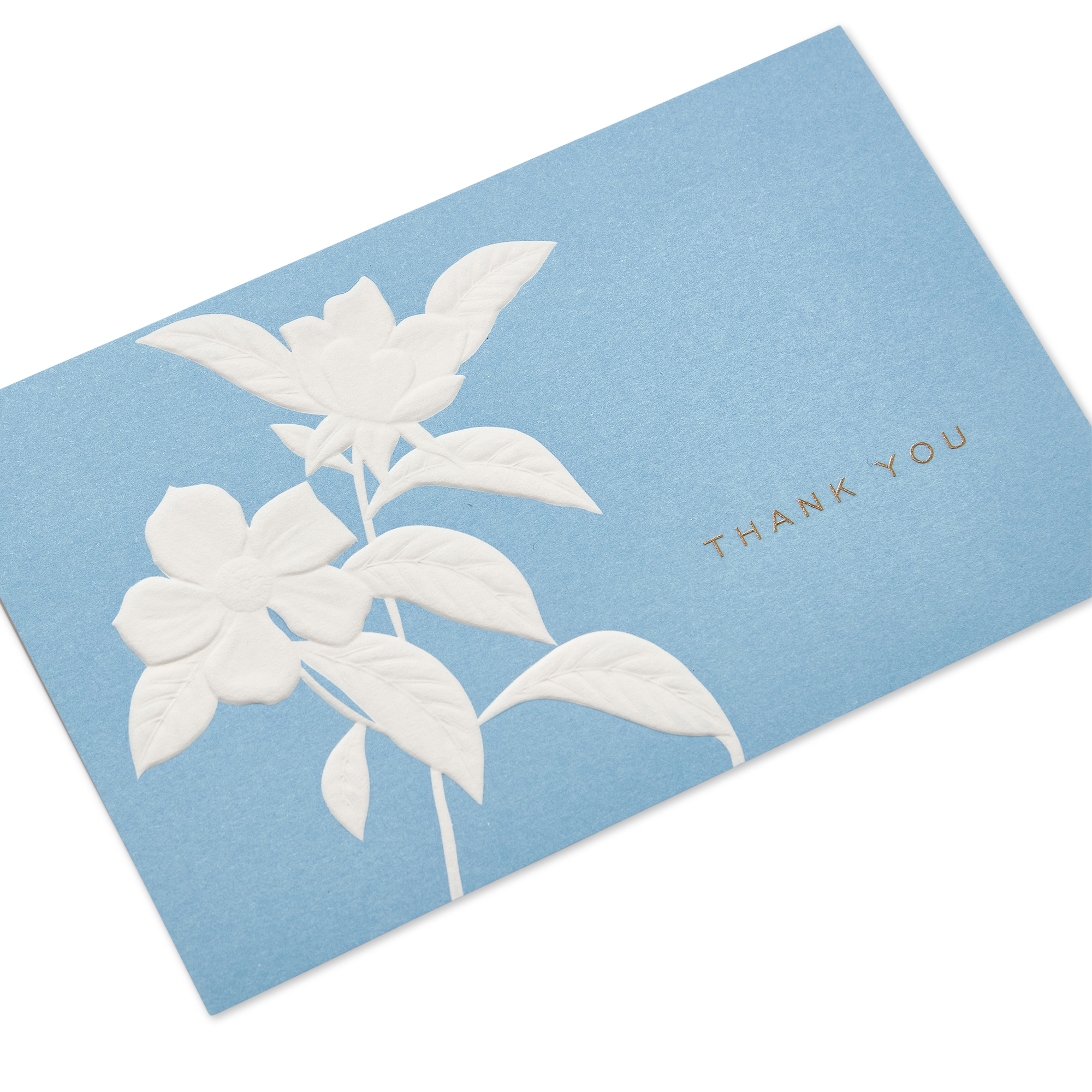 Floral Thank You Notelets - Floral Blue