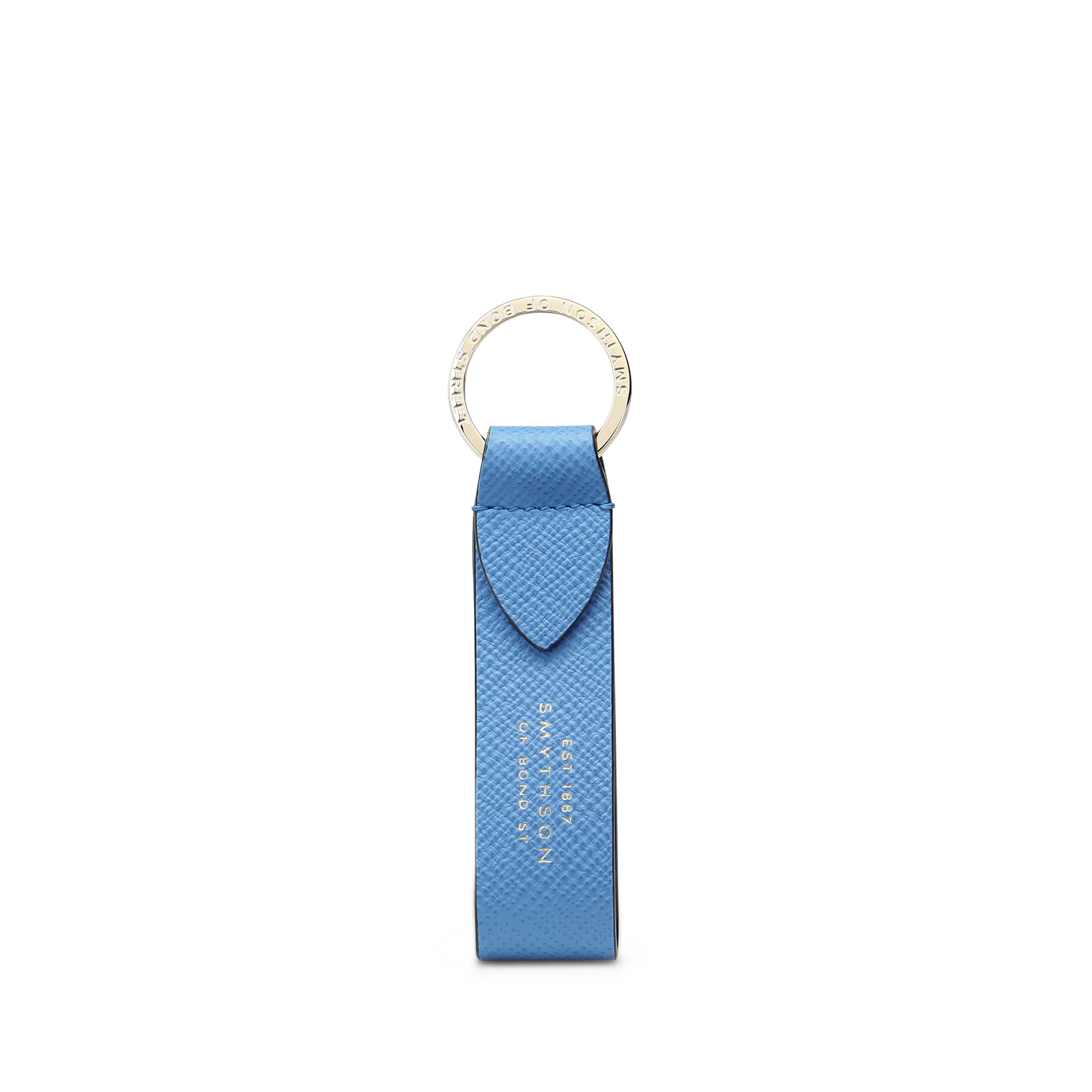 Keyring with Leather Strap in Panama