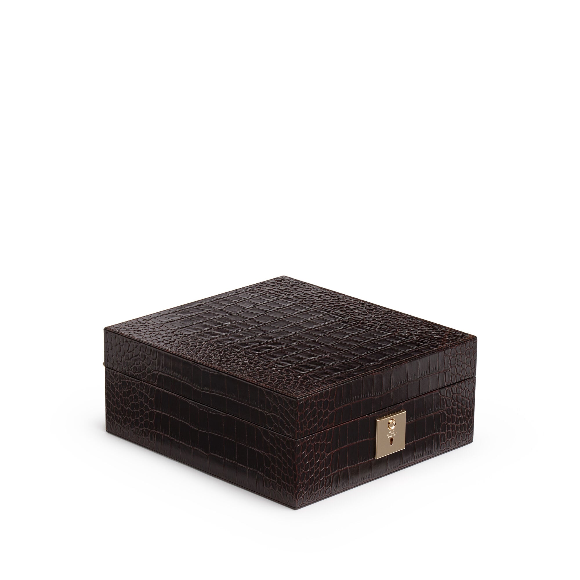 Lockable Watch Box in Mara - Brown