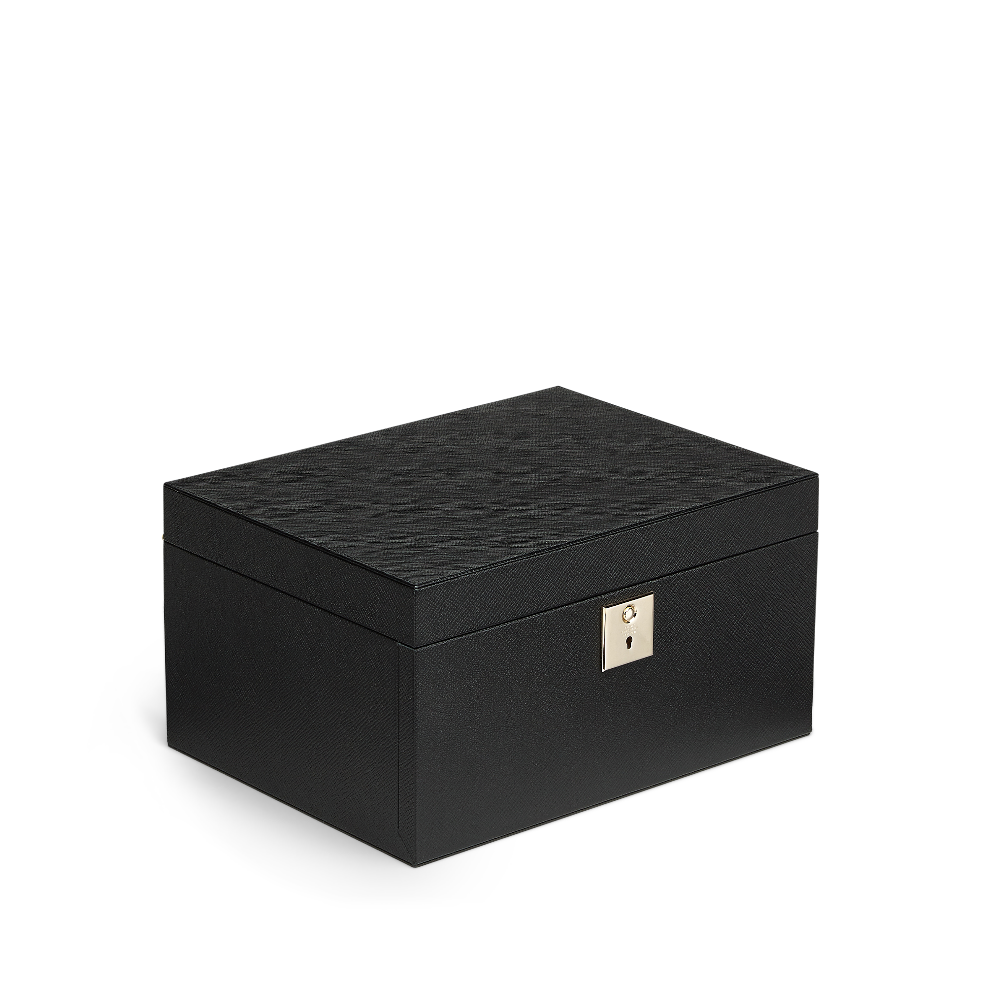 3 Drawer Jewelry Box in Panama - Black