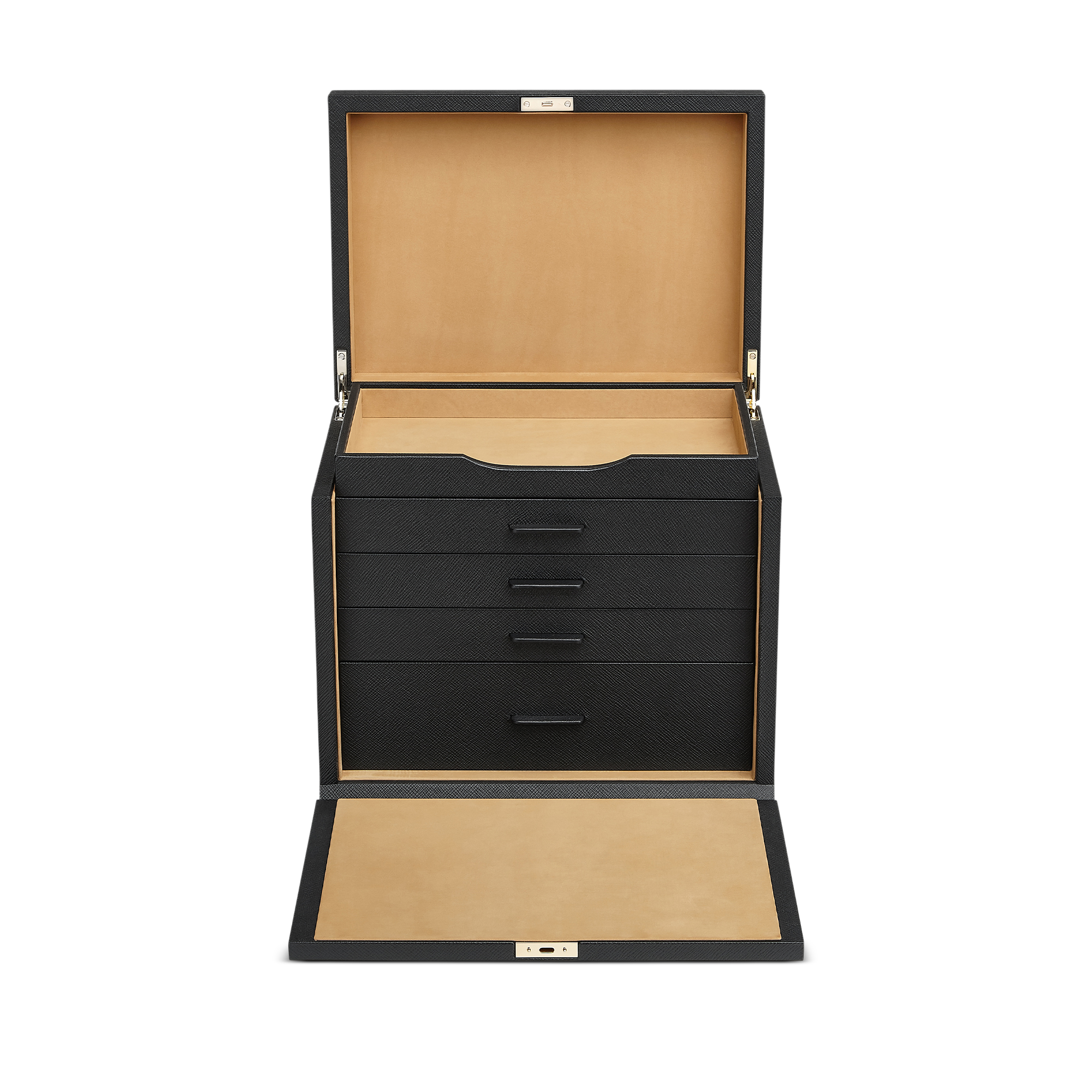 Deluxe Jewellery Box in Panama - Black