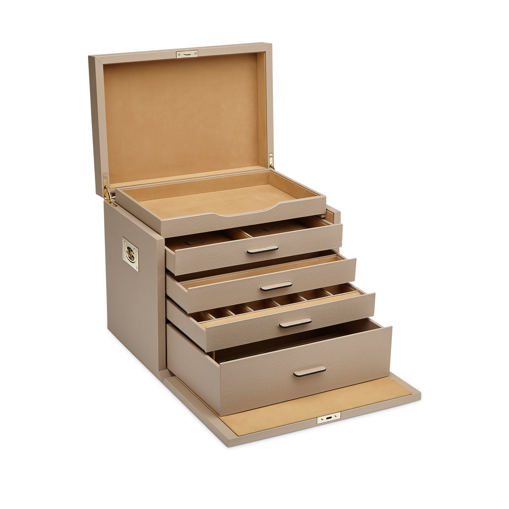 Deluxe Jewellery Box in Panama - Sandstone