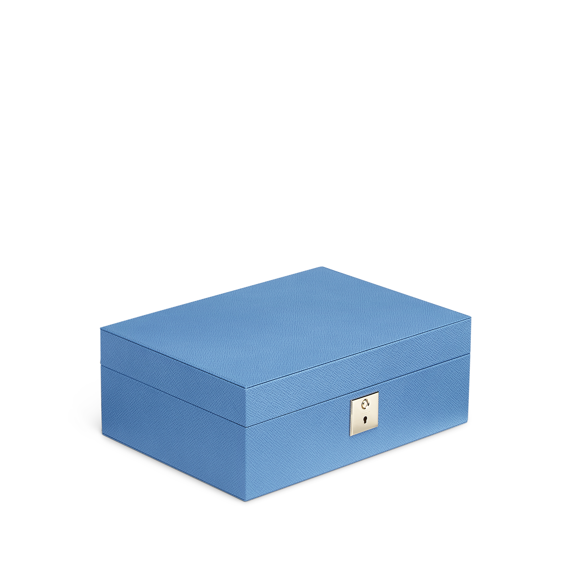 Jewellery Box with Travel Tray in Panama - Nile Blue