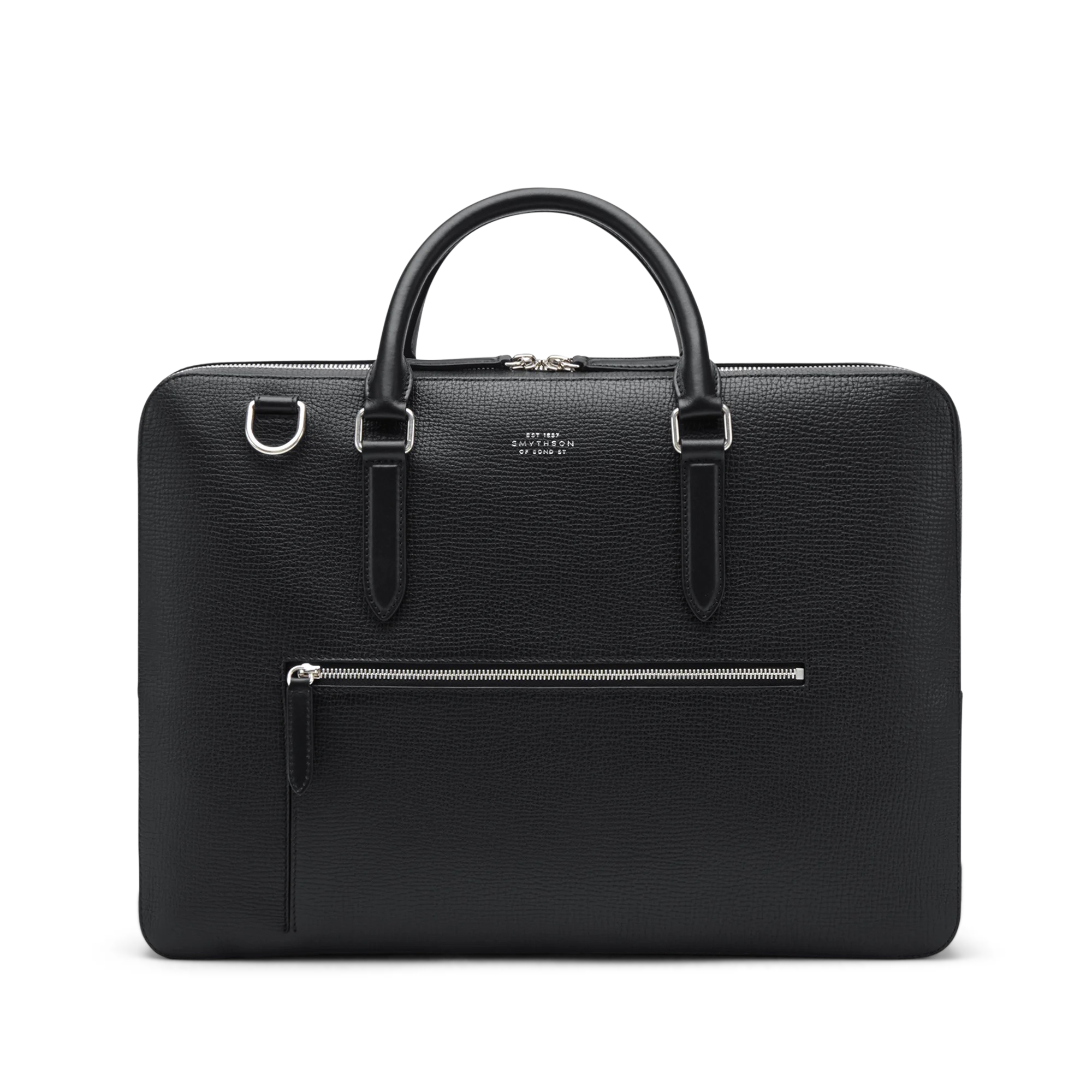 Large Briefcase with Zip Front in Ludlow