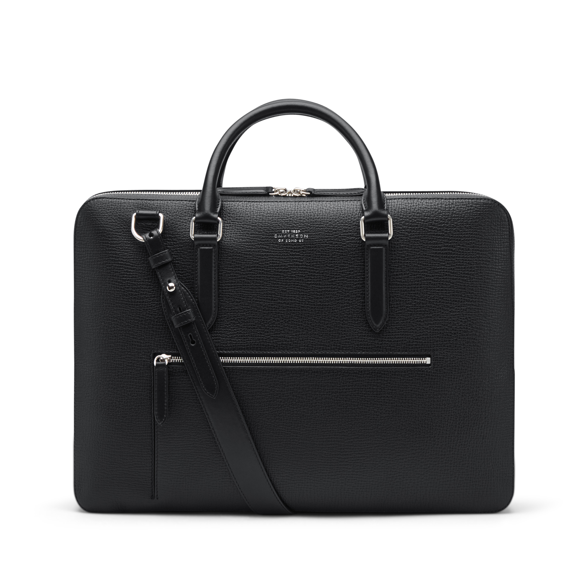 Large Briefcase with Zip Front in Ludlow