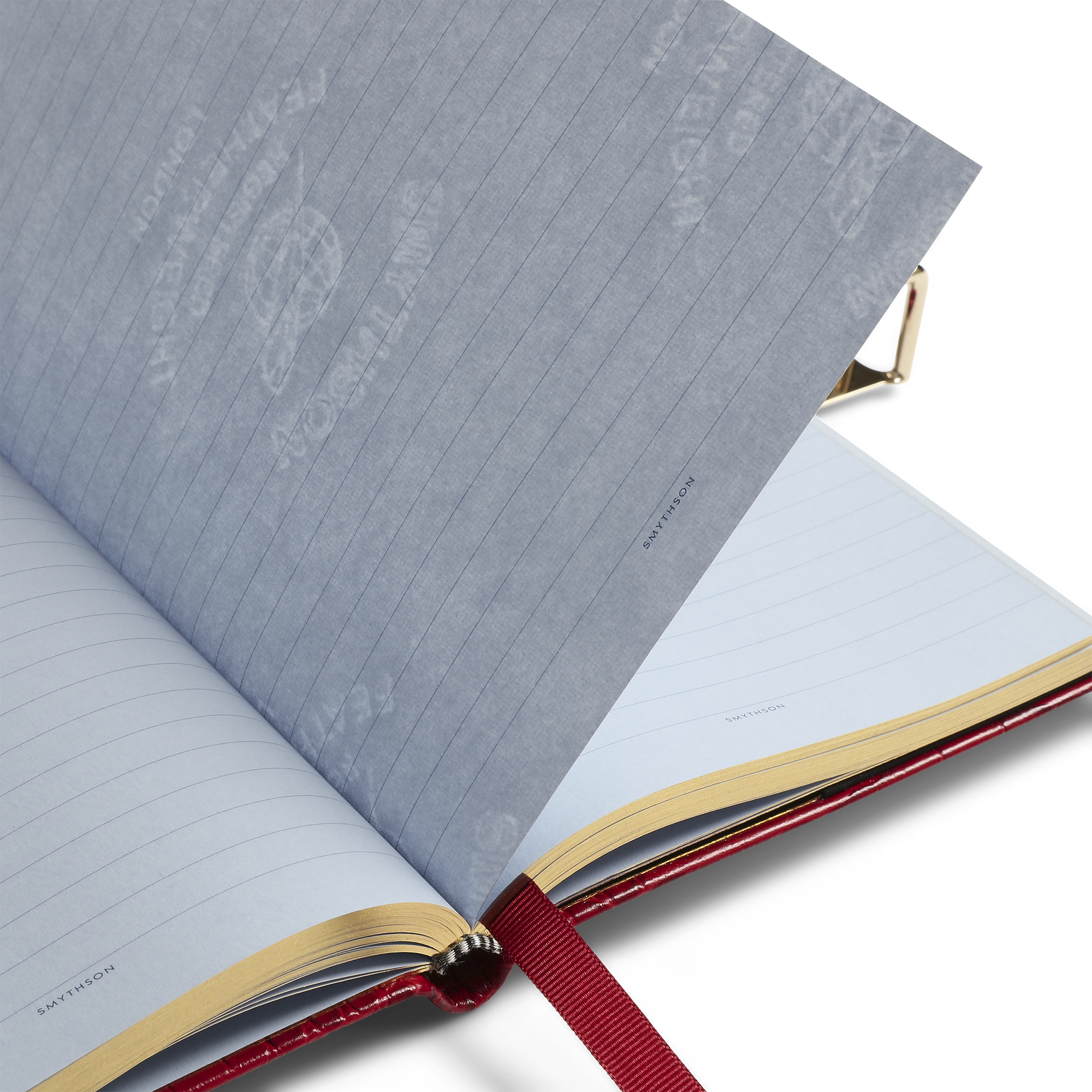 Soho Notebook with Slide Closure in Mara - Red