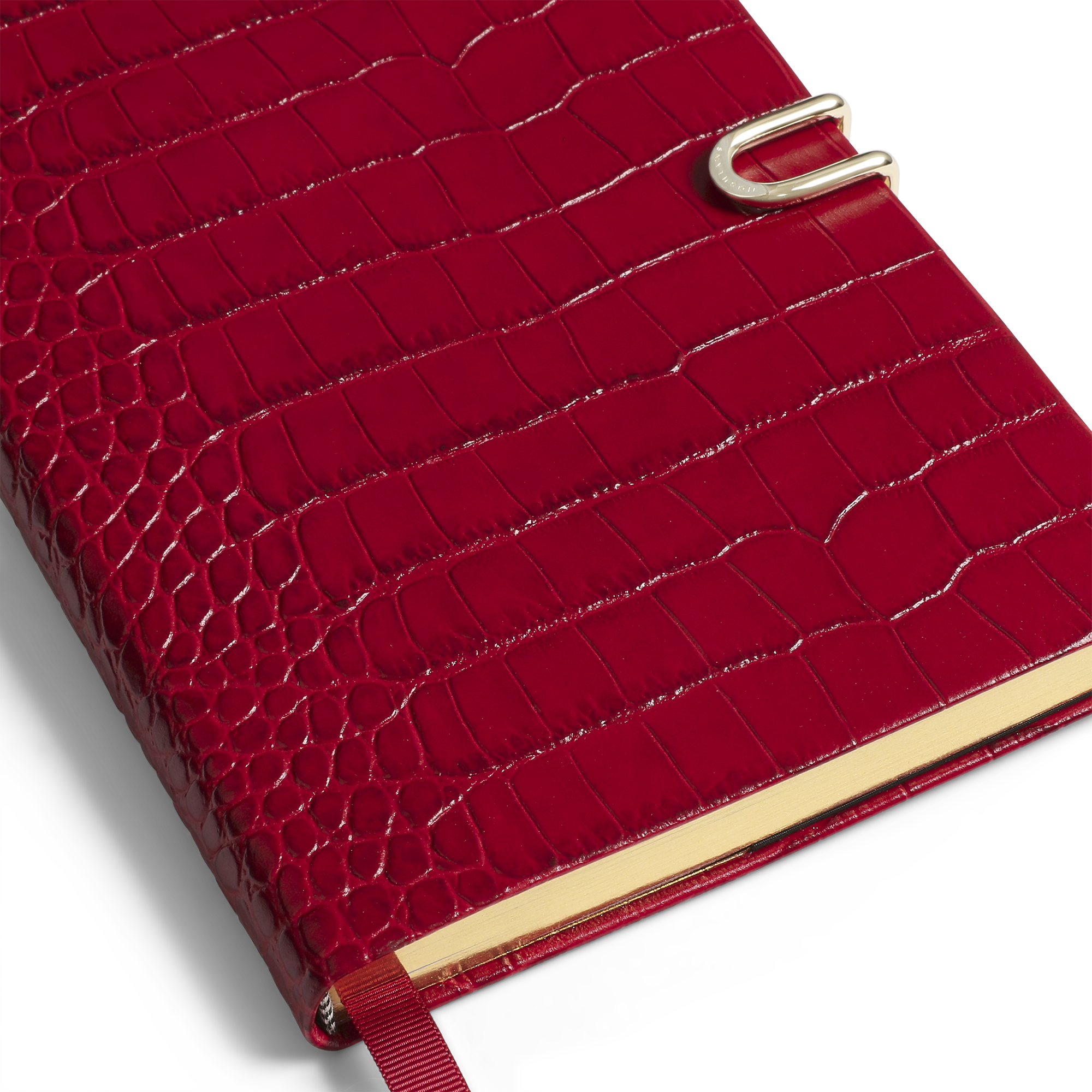 Soho Notebook with Slide Closure in Mara - Red