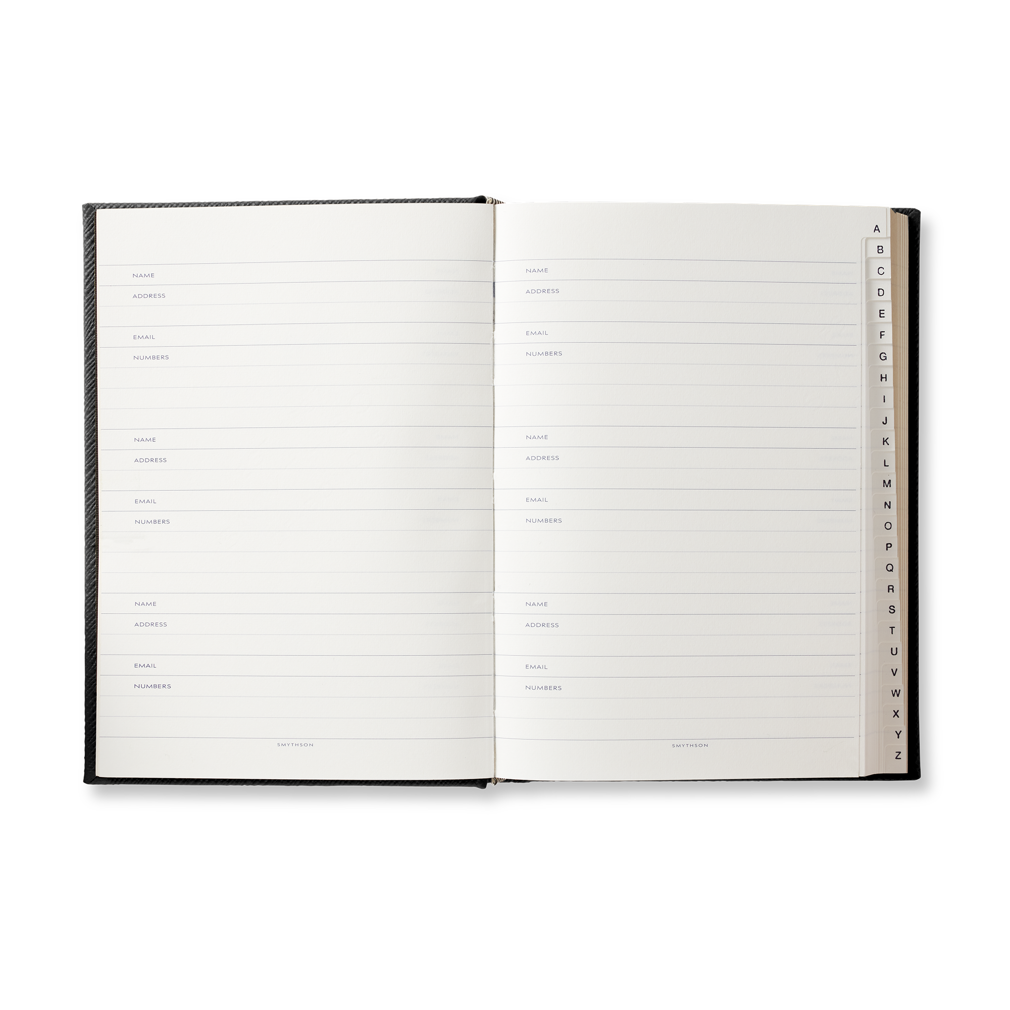 Telephone And Address Record Book in Panama - Black