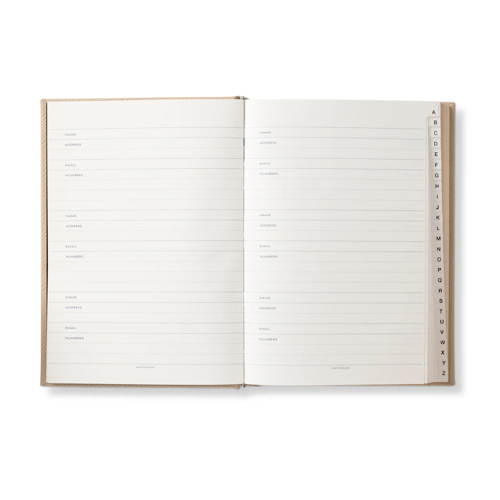 Telephone And Address Record Book in Panama - Sandstone