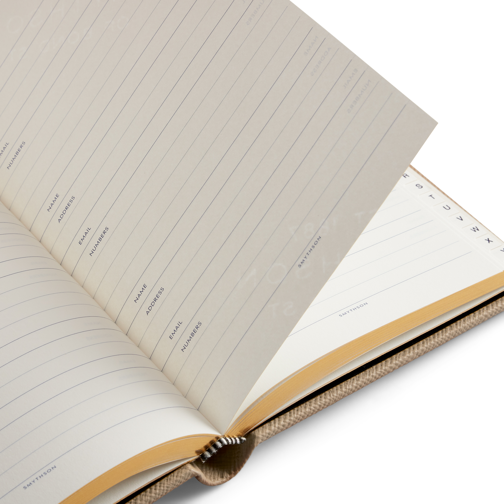 Telephone And Address Record Book in Panama - Sandstone